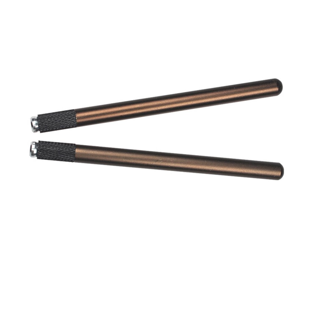 Professional Stainless Steel Microblading Tool Kit - 10Pcs Eyebrow Blade Handles for Permanent Makeup & Tattoo - Perfect for Salon, Spa & Home Eyebrow Shaping