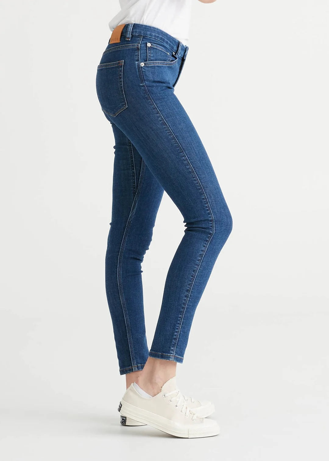 Duer Performance Denim Skinny Jeans for Women - Stretch Comfort & Style - Perfect for Work, Travel & Everyday Wear