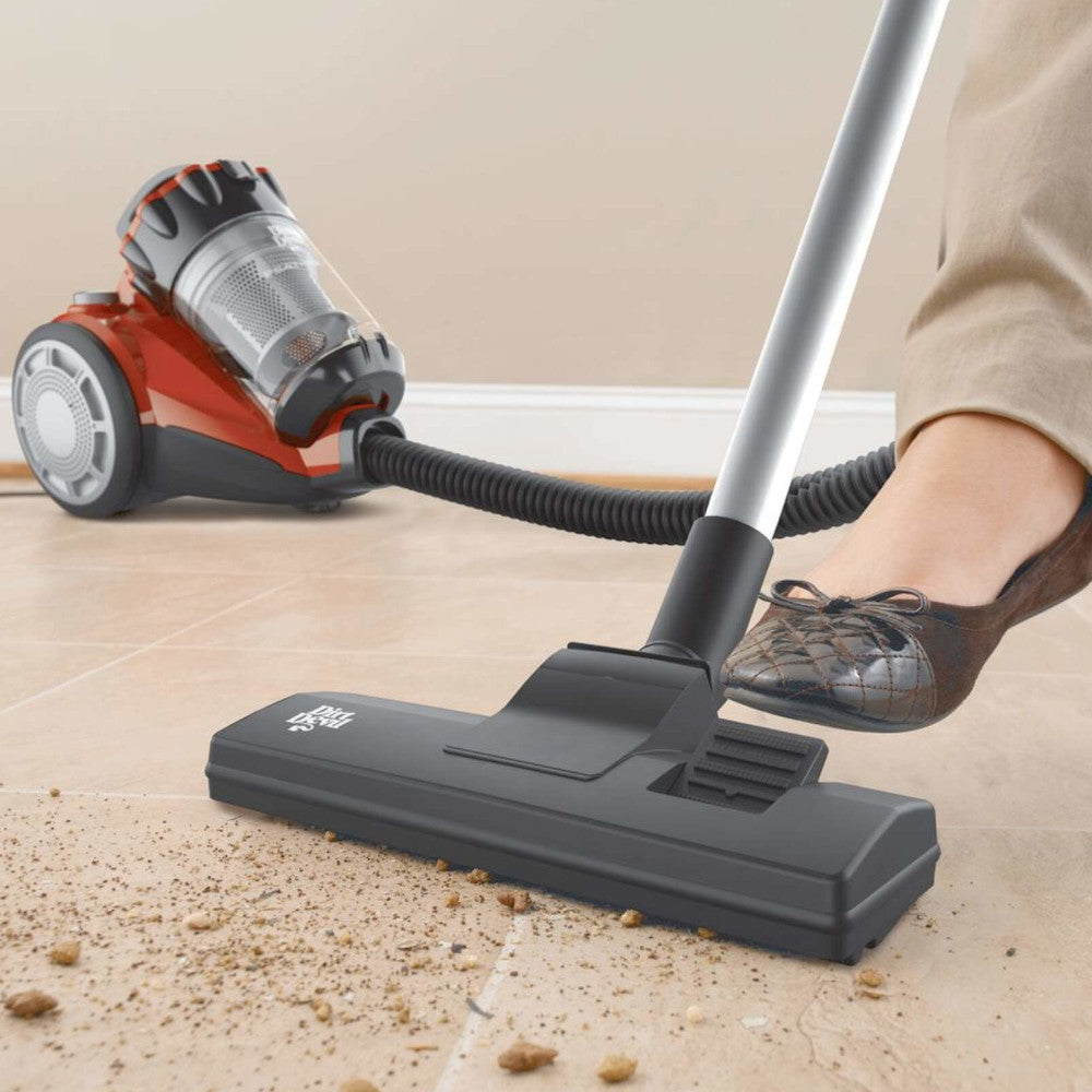Dirt Devil SD40121CDI FeatherLite Cyclonic Lightweight Bagless Canister Vacuum Cleaner - Certified Refurbished with Home Essentials Warranty - Perfect for Hardwood Floors, Carpets & Pet Hair Cleaning