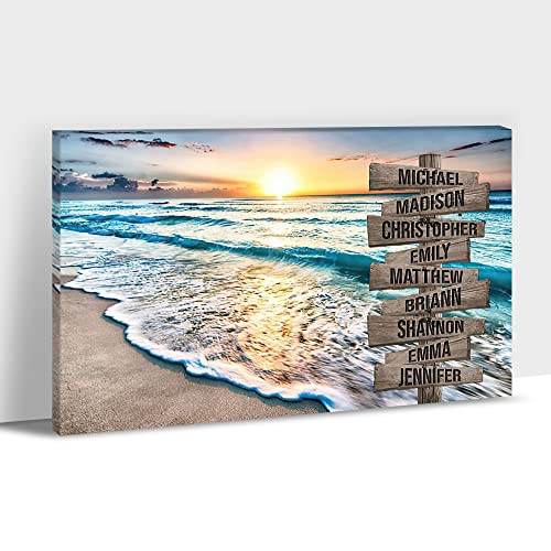 Custom Beach Canvas Framed-18