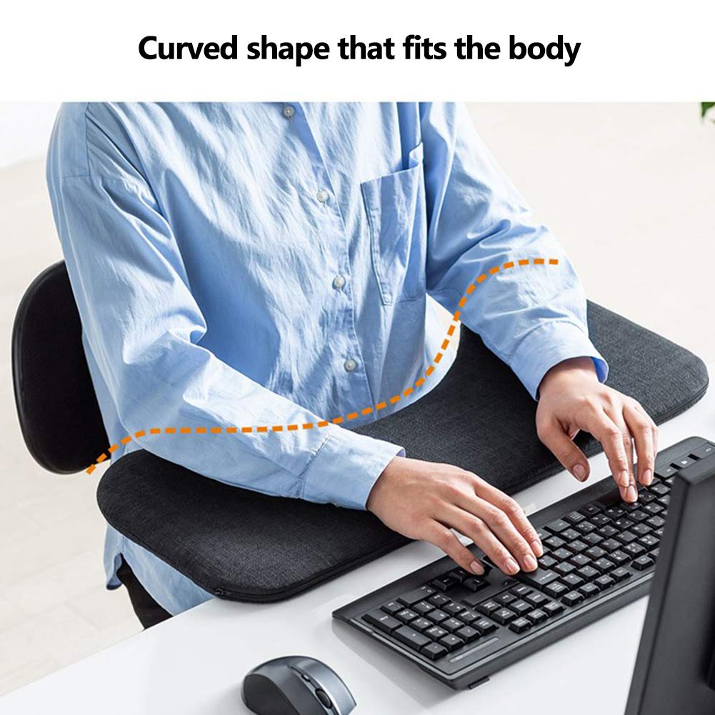 Ergonomic Computer Hand Bracket & Arm Support Stand - Adjustable Keyboard/Mouse Wrist Rest & Elbow Support for Home Office Desk (Perfect for Typing, Gaming & Long Work Sessions)