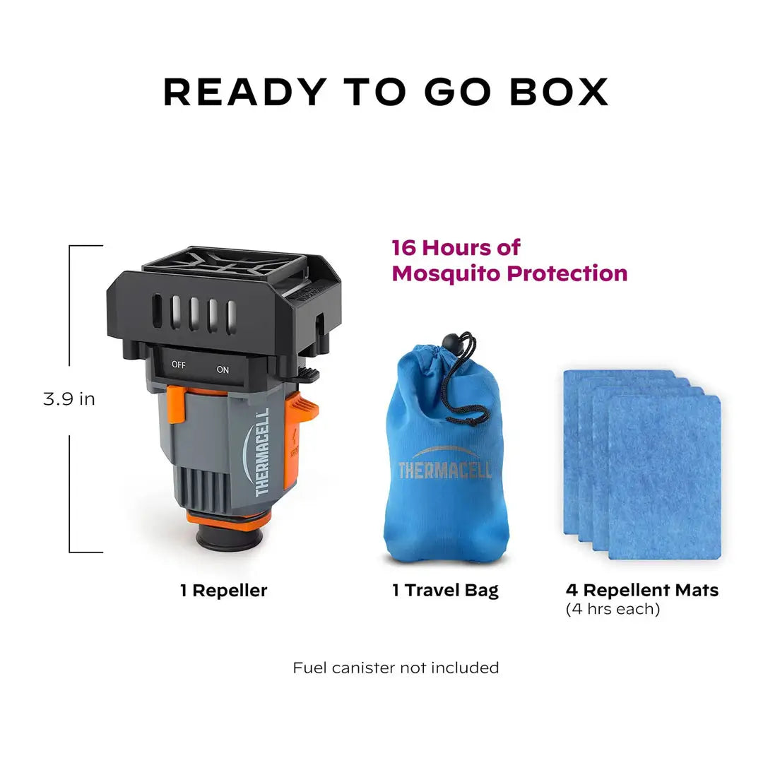 Thermacell Backpacker Mosquito Repellent Device - Portable Outdoor Mosquito Repeller for Camping, Hiking & Backpacking - EPA Approved Bug Repellent for Patio, Yard & Travel
