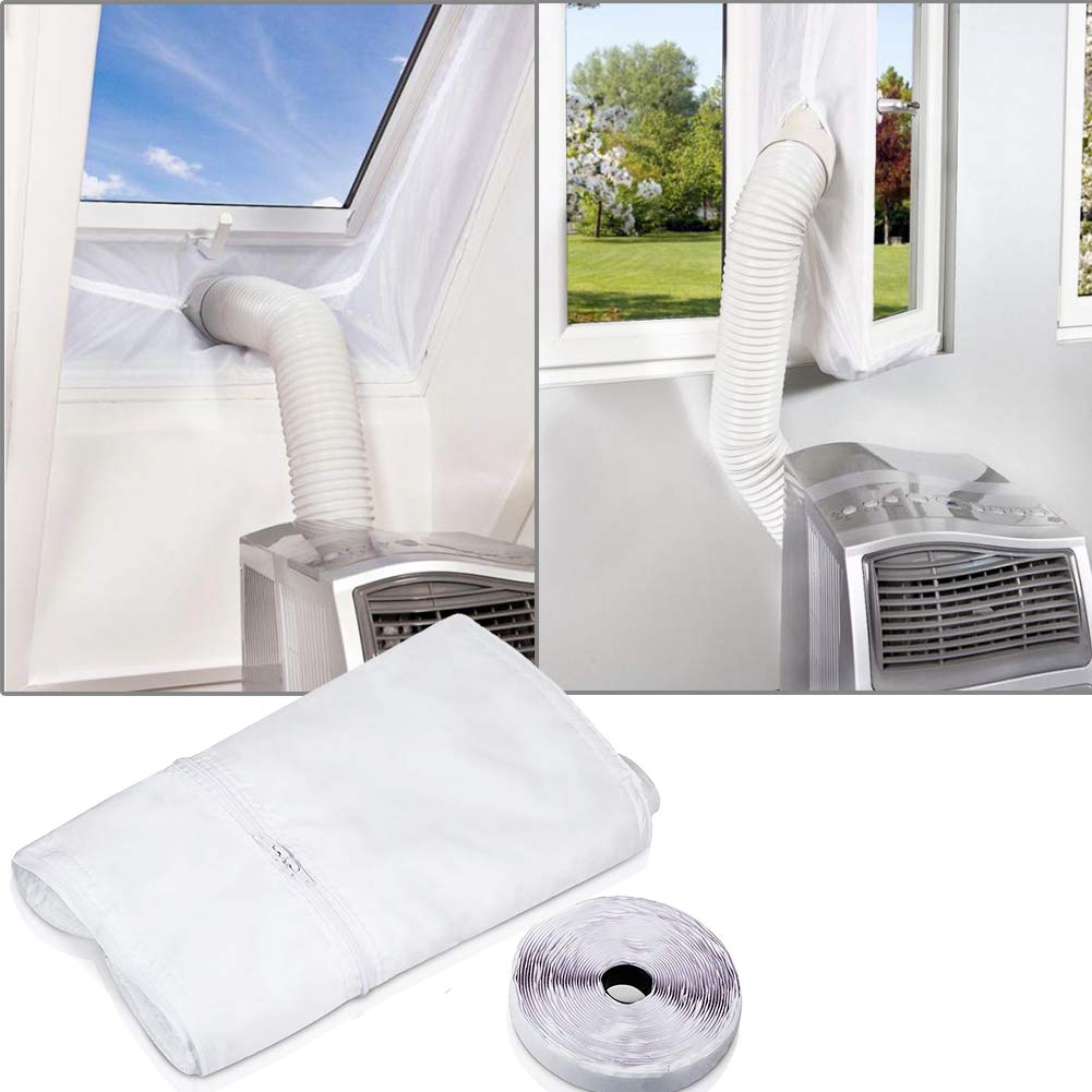 Jteng Window Sealing Kit for Portable AC Units & Exhaust Dryers - Perfect for Home, Office & RV Cooling Solutions