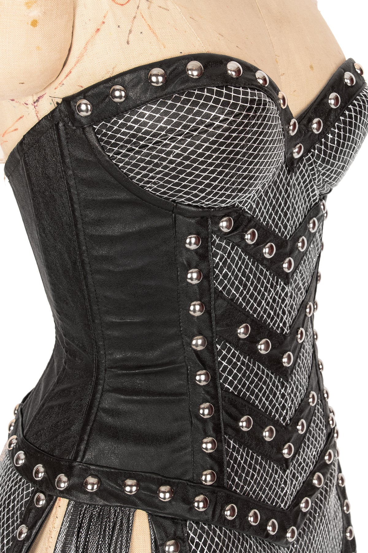 Joan of Arc Corset - Medieval Gothic Corset Top for Women | Renaissance Costume, Lace-Up Bustier for Cosplay, Halloween & Historical Reenactment