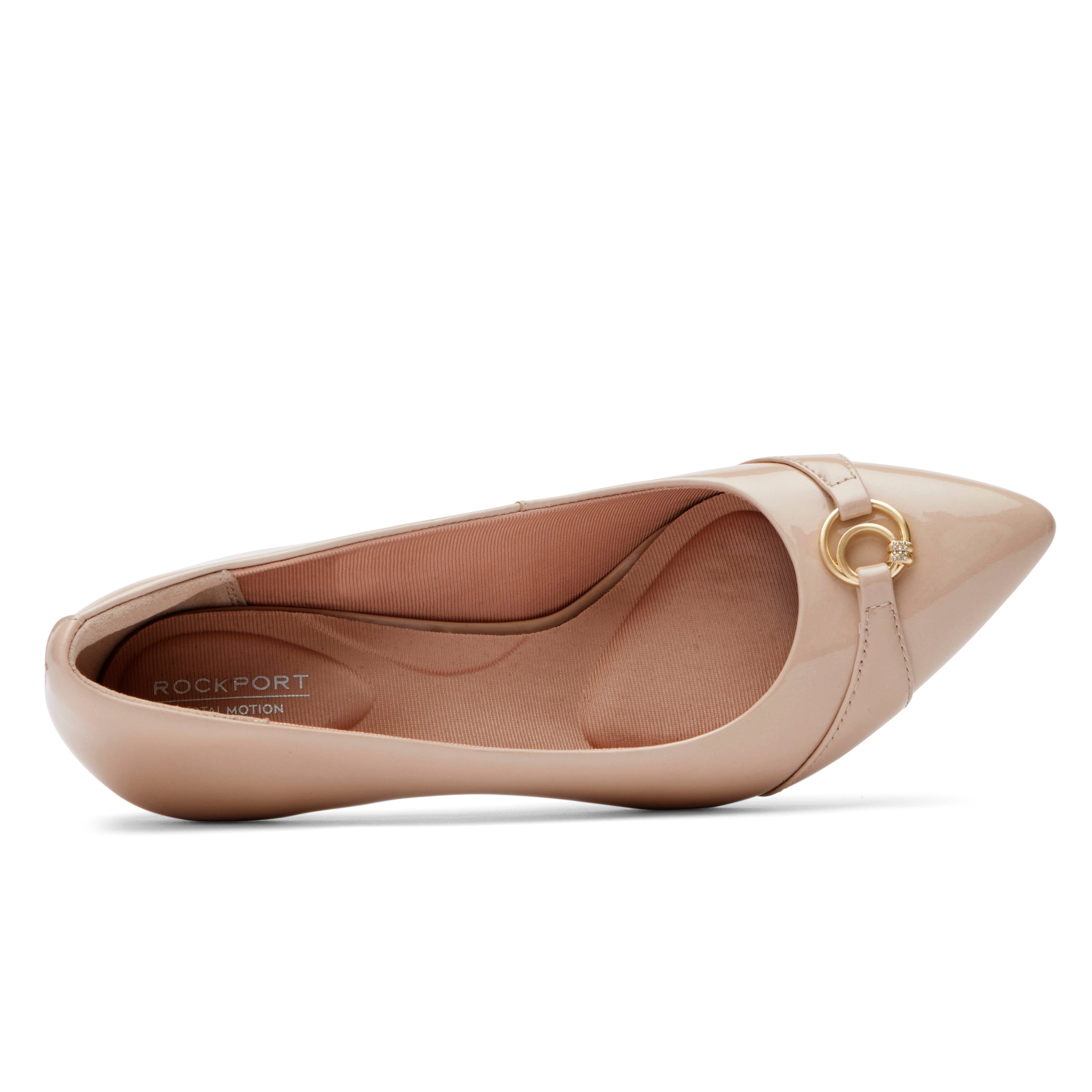Women's TM75MM Plain Toe Ornamented Pump - Elegant High Heel Dress Shoes for Office, Party & Special Occasions