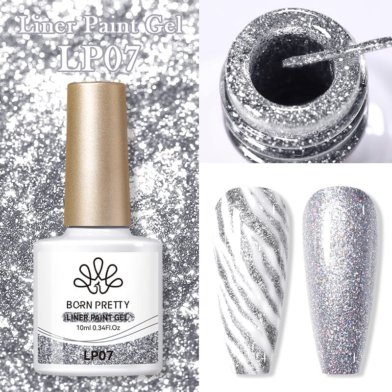 10ml Liner Paint Gel - Long Lasting Waterproof Eyeliner for Precise Lines - Perfect for Makeup Artists & Daily Use