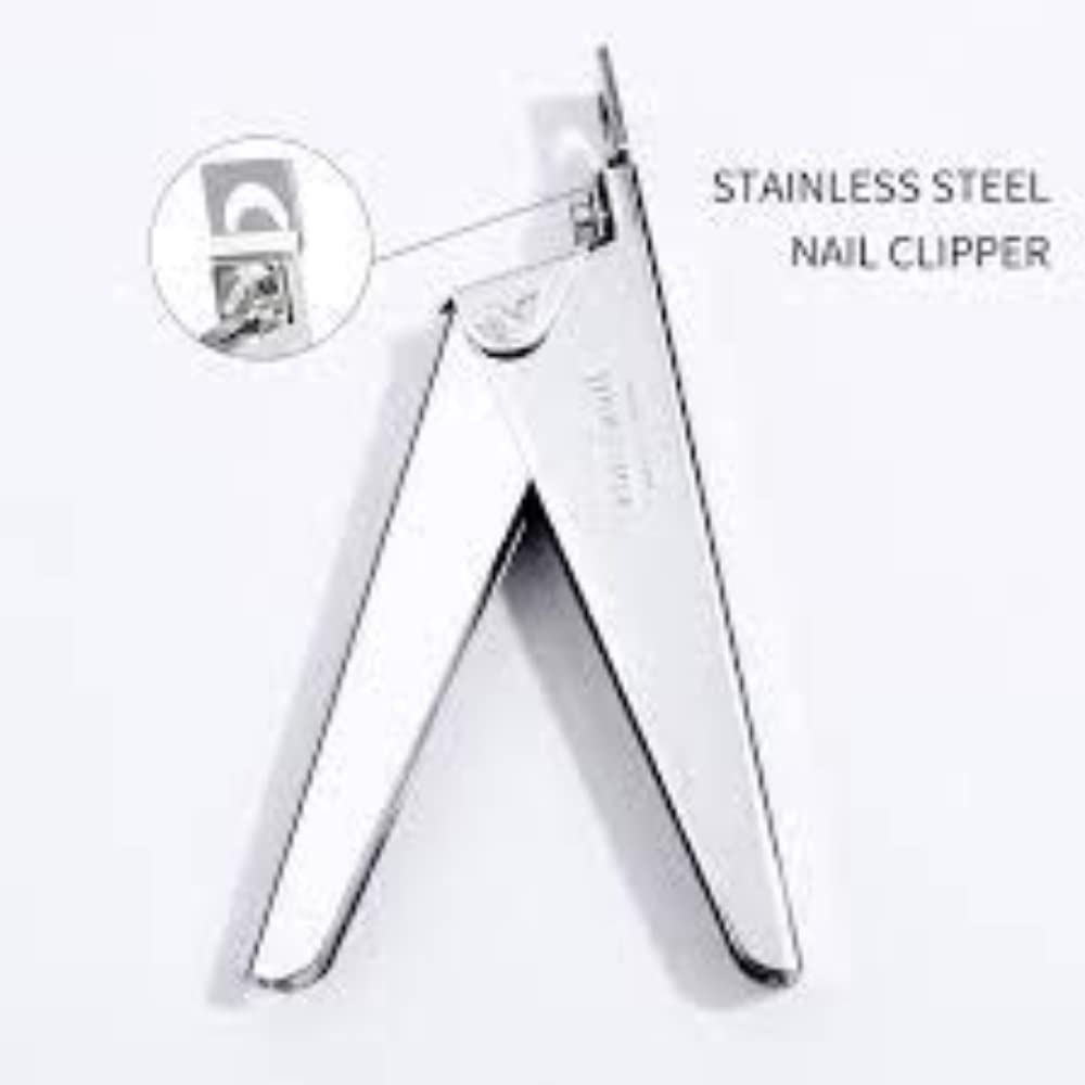 Professional Bunny Nail Studio Tip Cutter for Acrylic & Gel Nail Extensions | Precision Manicure Tool for Nail Art & Salon Use | Durable Silver Nail Clipper for Home & Professional Styling