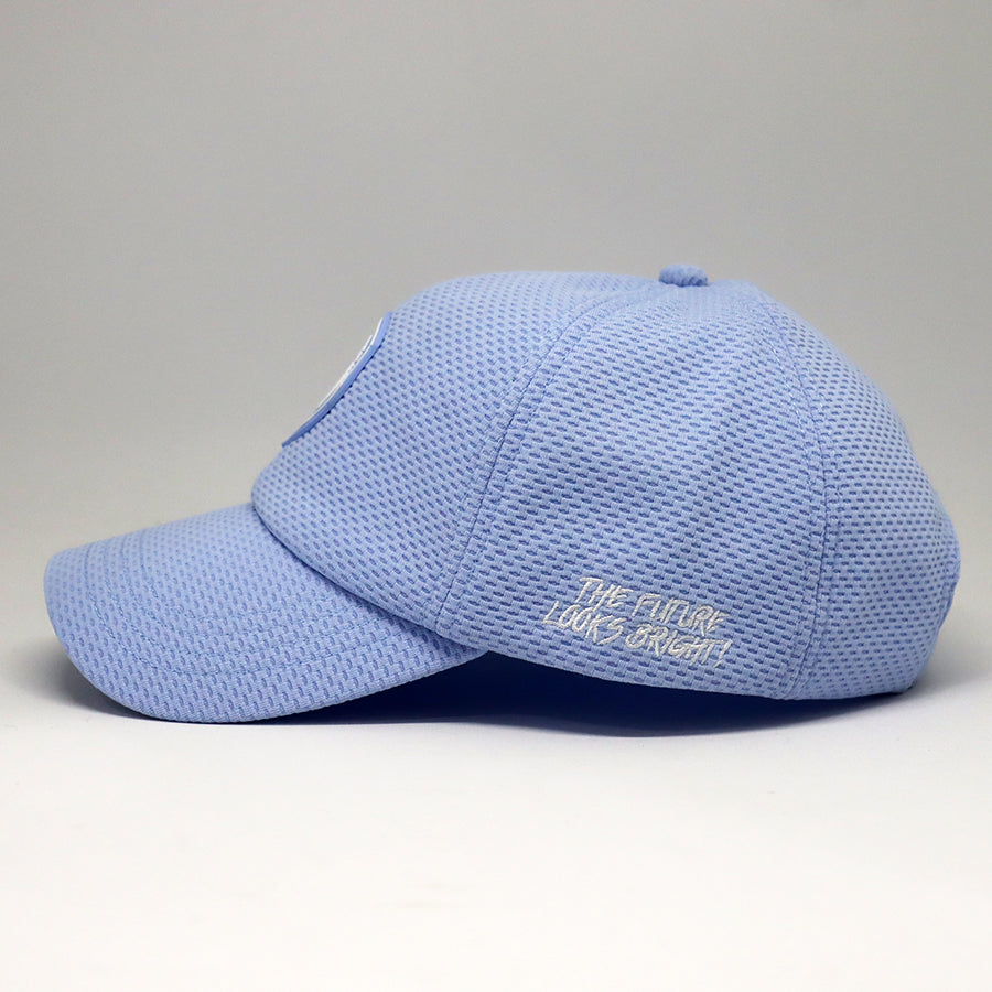 VT Shield Future Looks Bright Light Purple Velcro Performance Hat - Breathable & Adjustable for Running, Hiking & Outdoor Sports