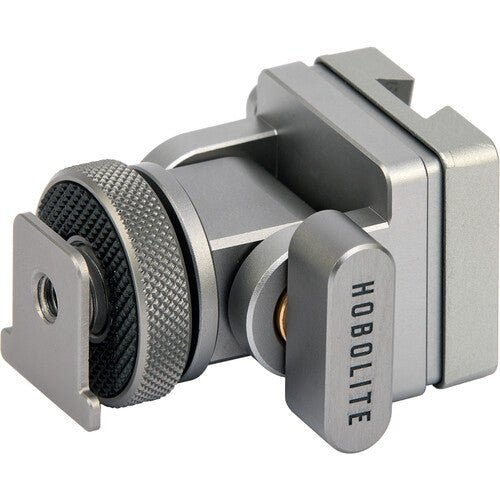 Hobolite V Mount Cold Shoe Adapter - Professional Camera Mount Bracket for DSLR, Mirrorless & Video Cameras - Perfect for Photography, Videography & Film Production
