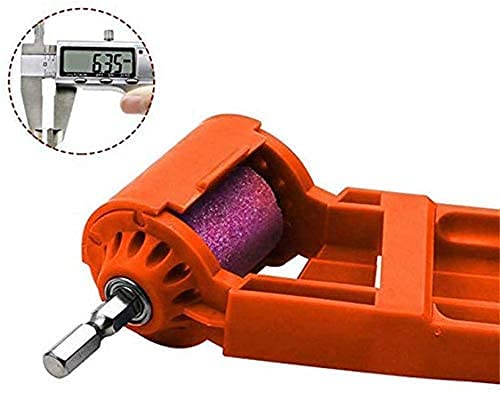 Premium T30 Drill Bit Sharpener - Portable Diamond Drill Bit Grinding Tool for High Hardness Metal Bits | Professional Hand Sharpener for DIY & Construction (Blue) | Perfect for Workshop, Home Repair & Metalworking Projects