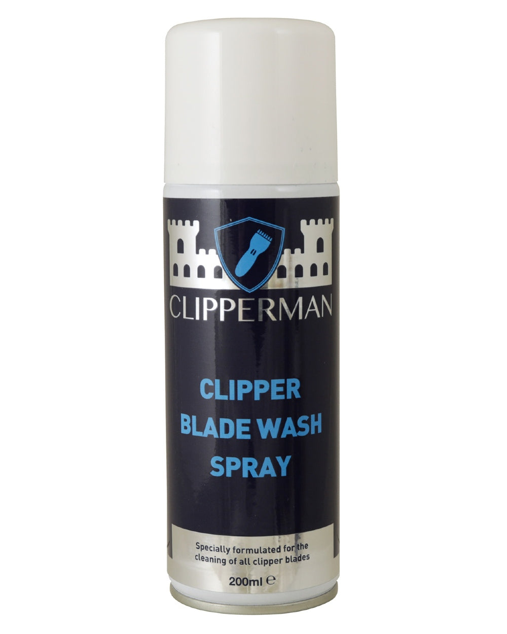 Clipperman Clipper Blade Wash Spray - Professional Hair Clipper Cleaner & Lubricant for Barbers & Stylists | Sanitizes, Disinfects & Extends Blade Life | Perfect for Salon, Home & Pet Grooming