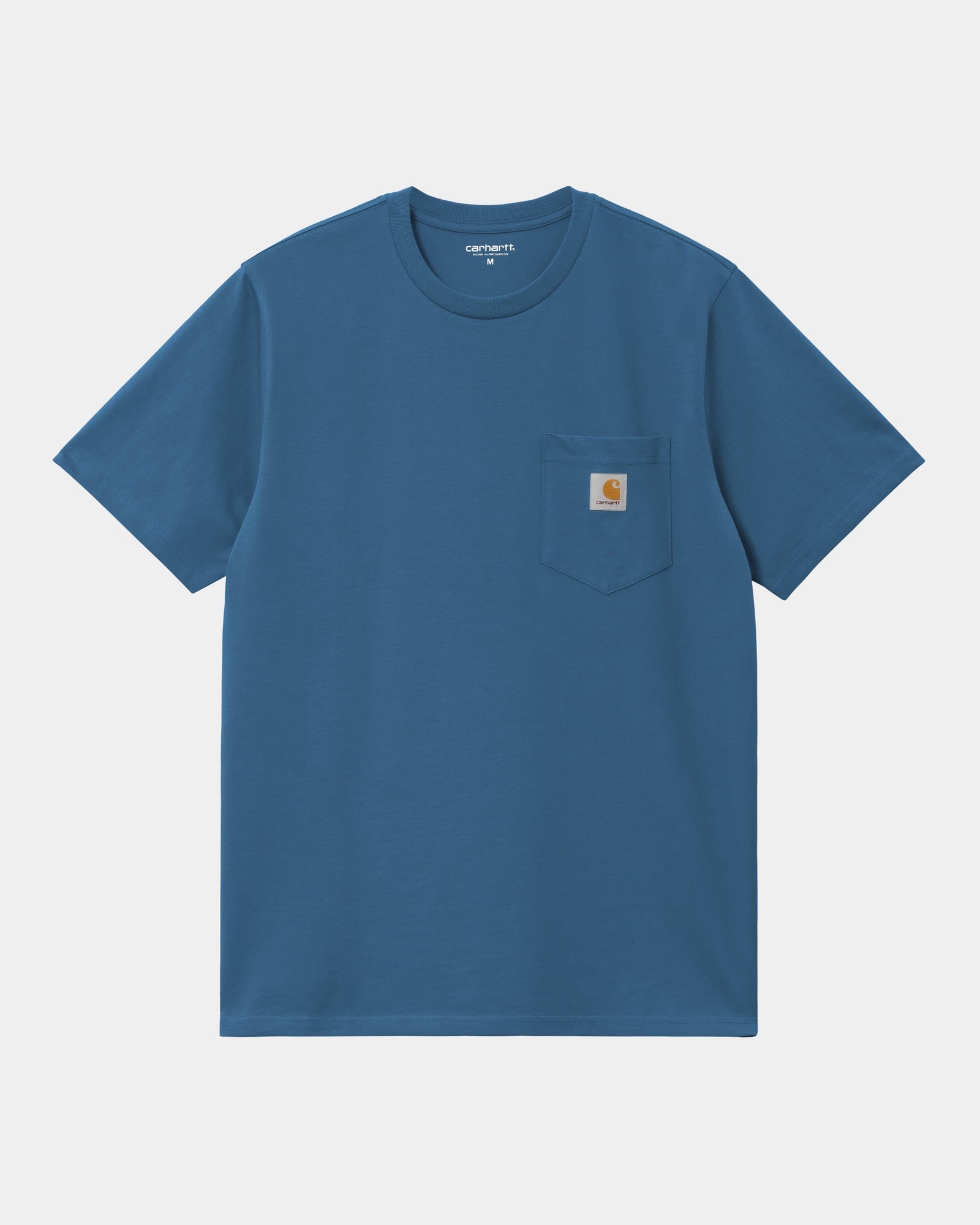 Premium Pocket T-Shirt for Men - Soft Cotton Casual Tee with Chest Pocket | Sodalite Blue | Perfect for Everyday Wear, Gym & Outdoor Activities