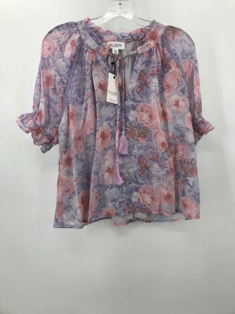 Vintage Allison New York Purple Blouse Size Large - Elegant Women's Top for Work, Parties & Special Occasions
