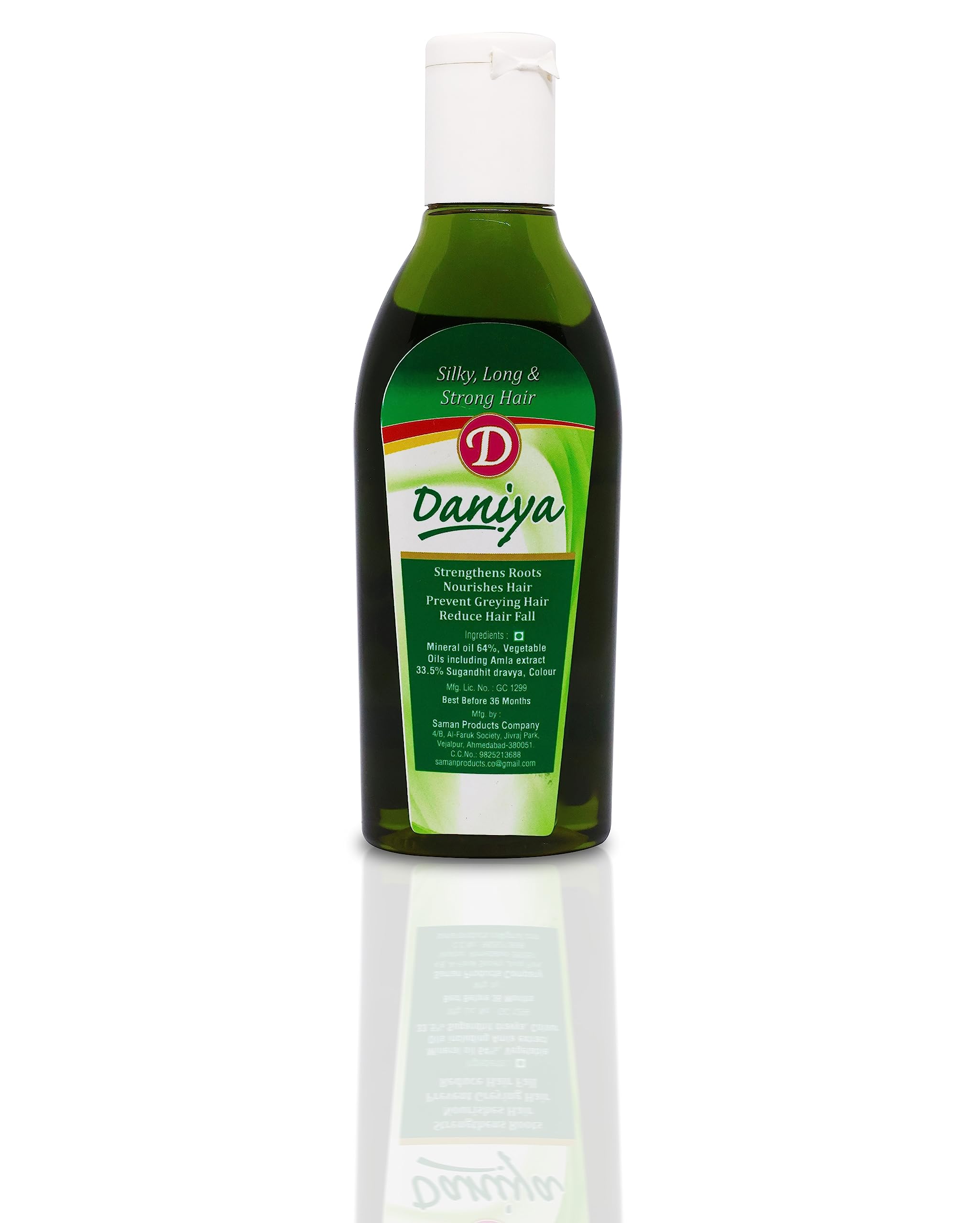 Daniya Hair Growth Oil - 100ml for Silky, Long & Strong Hair | Natural Nourishing Treatment for Dry, Damaged Hair | Perfect for Daily Use, Styling & Scalp Care