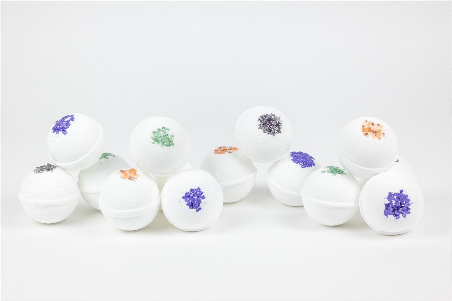 100% Natural Vegan Bath Bombs - 6-Piece Assorted Scents (Lavender, Eucalyptus, Citrus) for Relaxation & Self-Care - Perfect for Spa Nights, Gifts & Stress Relief