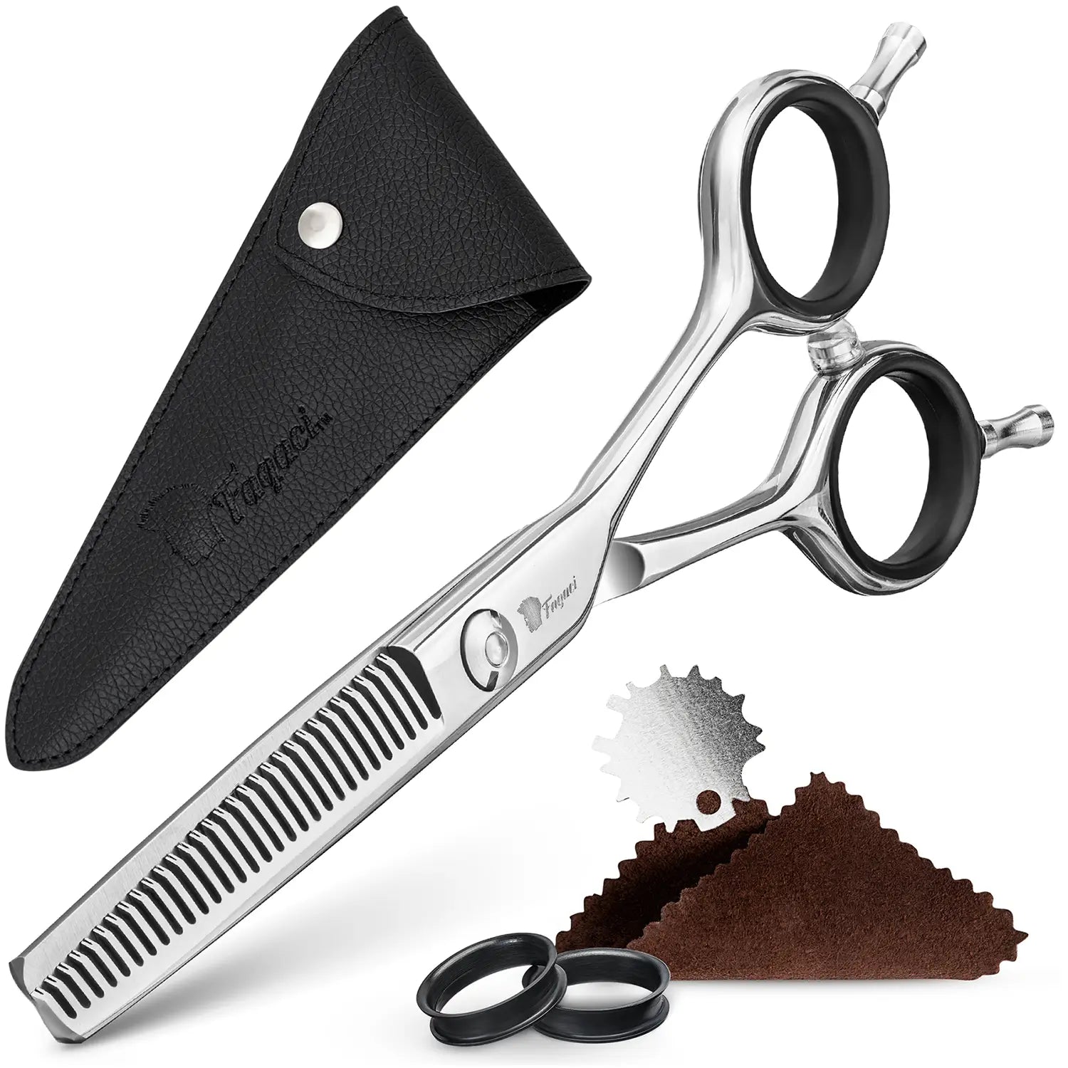 Professional INFINITY THINNING SHEARS for Hair Styling - Precision Haircutting Scissors for Barbers & Stylists - Perfect for Salon, Home Use & Professional Hair Cutting