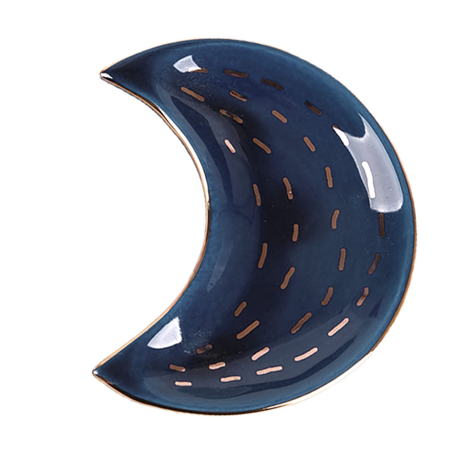 Moon Jewelry Dish - Ceramic Ring Holder for Engagement & Wedding Decor - Elegant Home Decor
