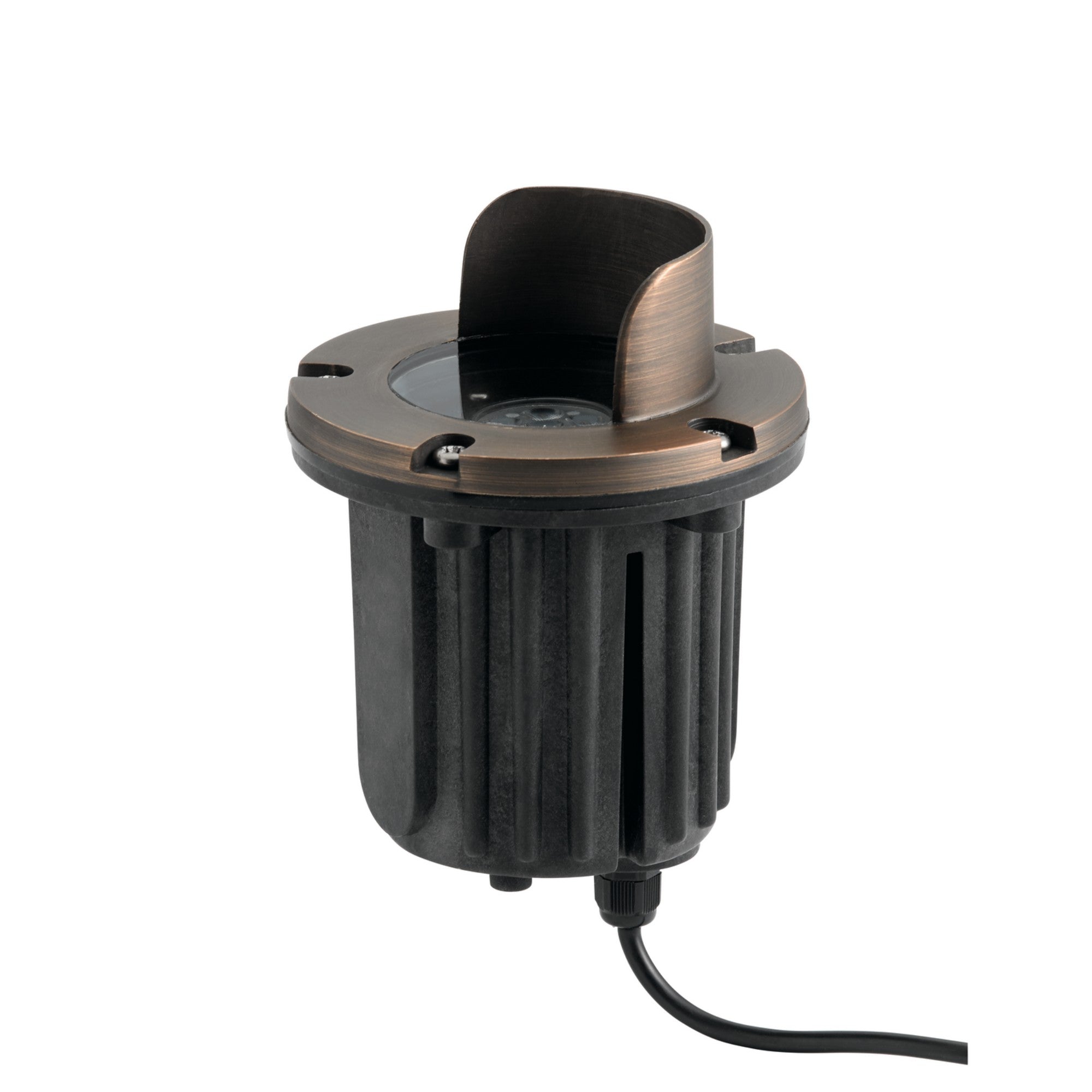 12V Brass In-Ground Landscape Lighting - Durable Outdoor Path Lights for Garden, Yard, and Driveway Illumination
