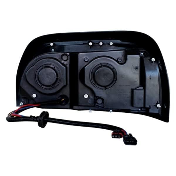 United Pacific 31206 Right Side Headlight Assembly - Black Housing, High/Low Beam H7/9005 Bulb with LED Signal & Position Light Bar | Perfect for Truck & SUV Upgrades, Off-Road Adventures & Night Driving Safety