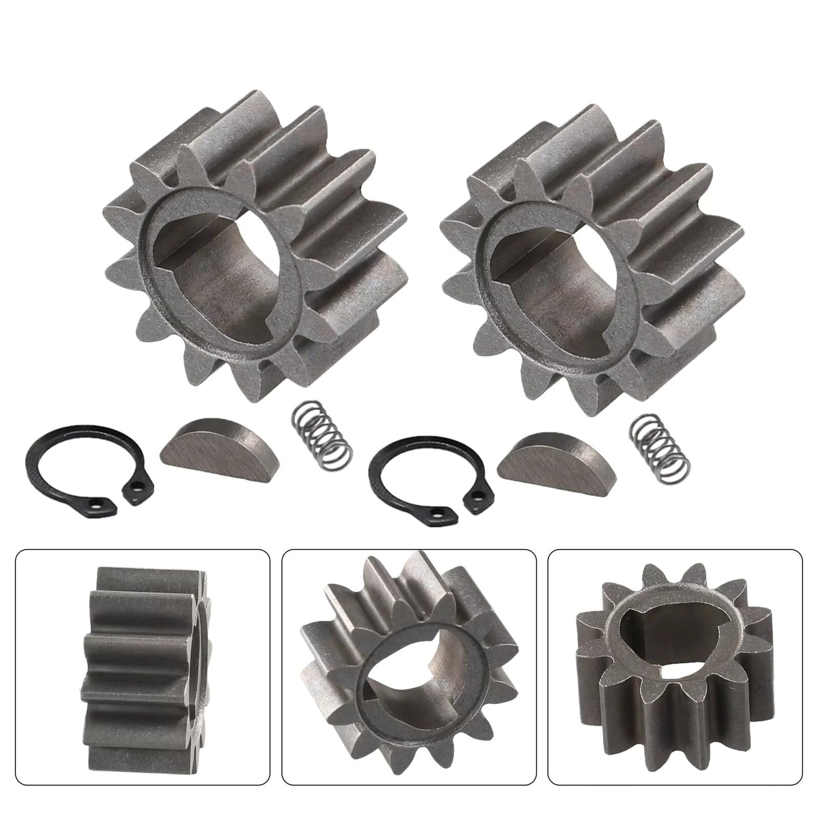 HRB215 HRS216 Lawn Mower Replacement 12-Tooth Pinion Drive Gear Kit - Durable Grass Tractor Parts for Smooth Lawn Maintenance & Mower Repair