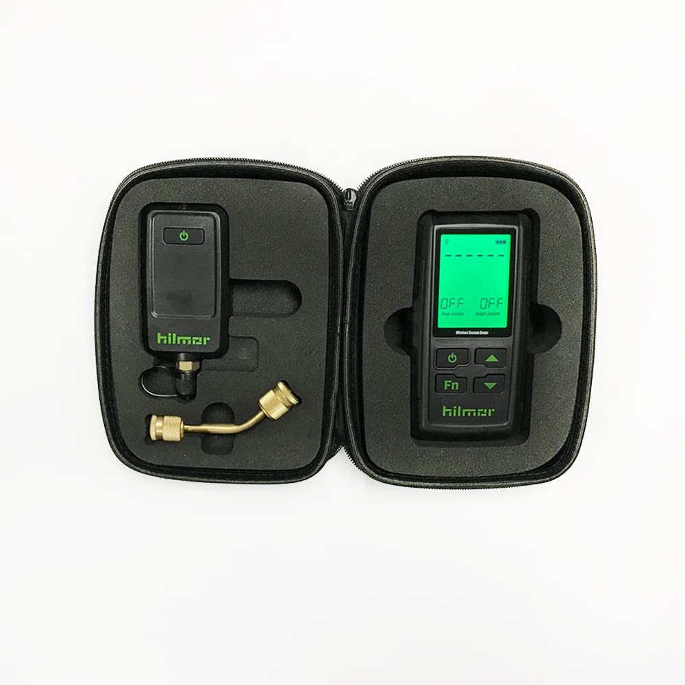 Digital Wireless Vacuum Gauge - Accurate Tire Pressure Monitor for Cars, Bikes & Motorcycles | Portable Air Pressure Tester for Home and Travel Use