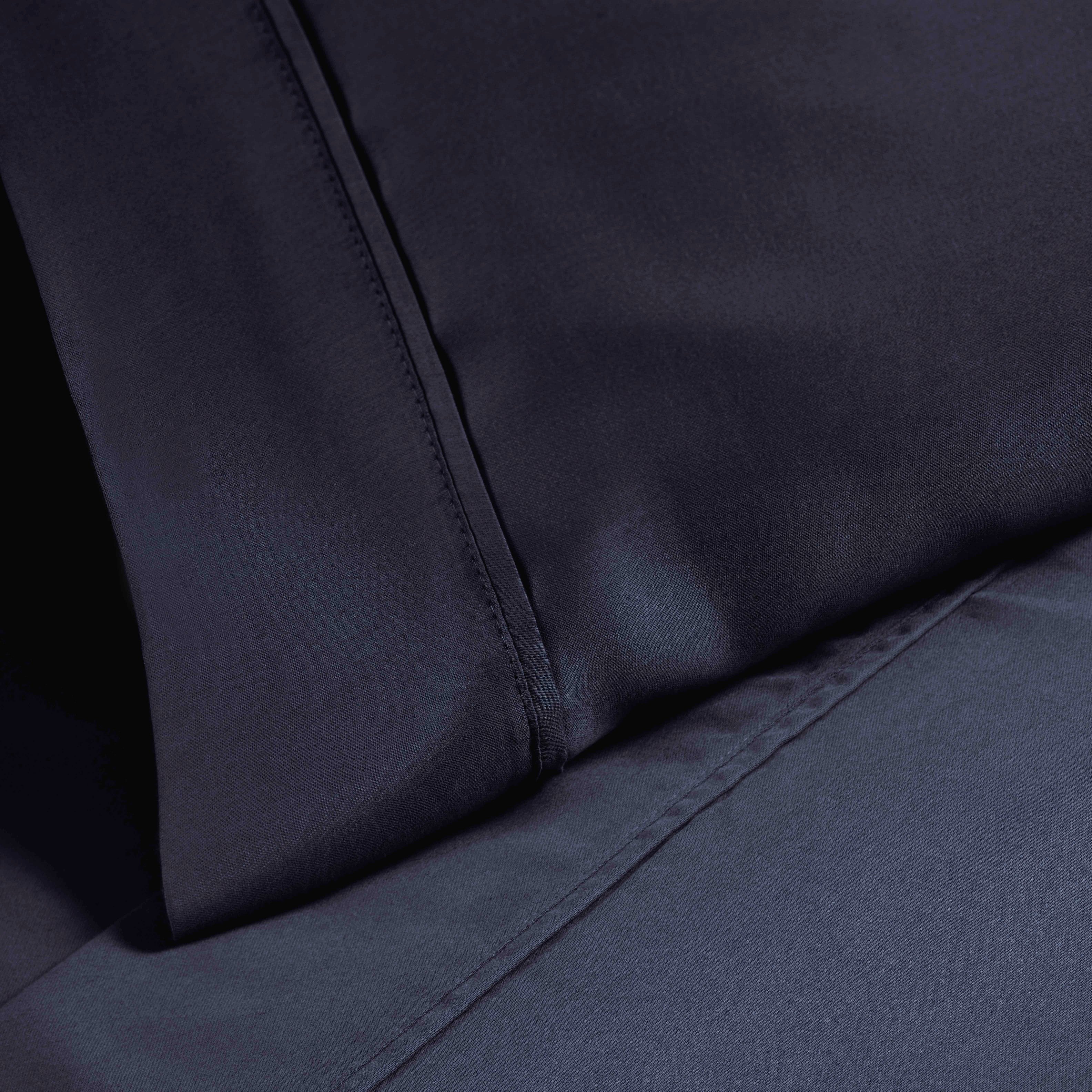 Premium 1200 Thread Count Cotton Rich Solid Deep Pocket Bed Sheet Set - Ultra Soft & Breathable for King/Queen Size Beds - Perfect for Home, Hotel, or Guest Room Comfort