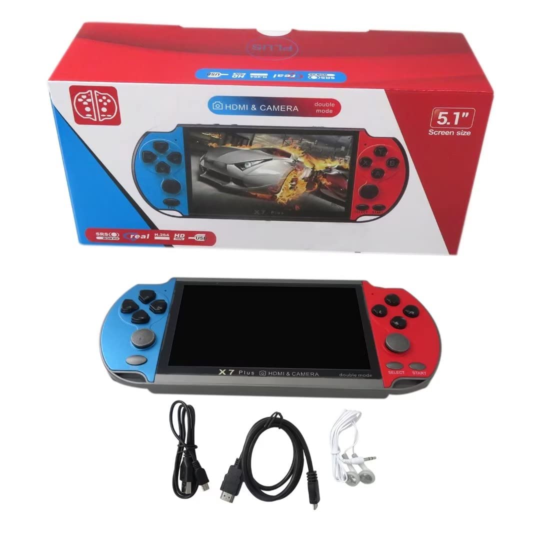 2025 Upgraded X7 Plus Handheld Game Console - 5.1
