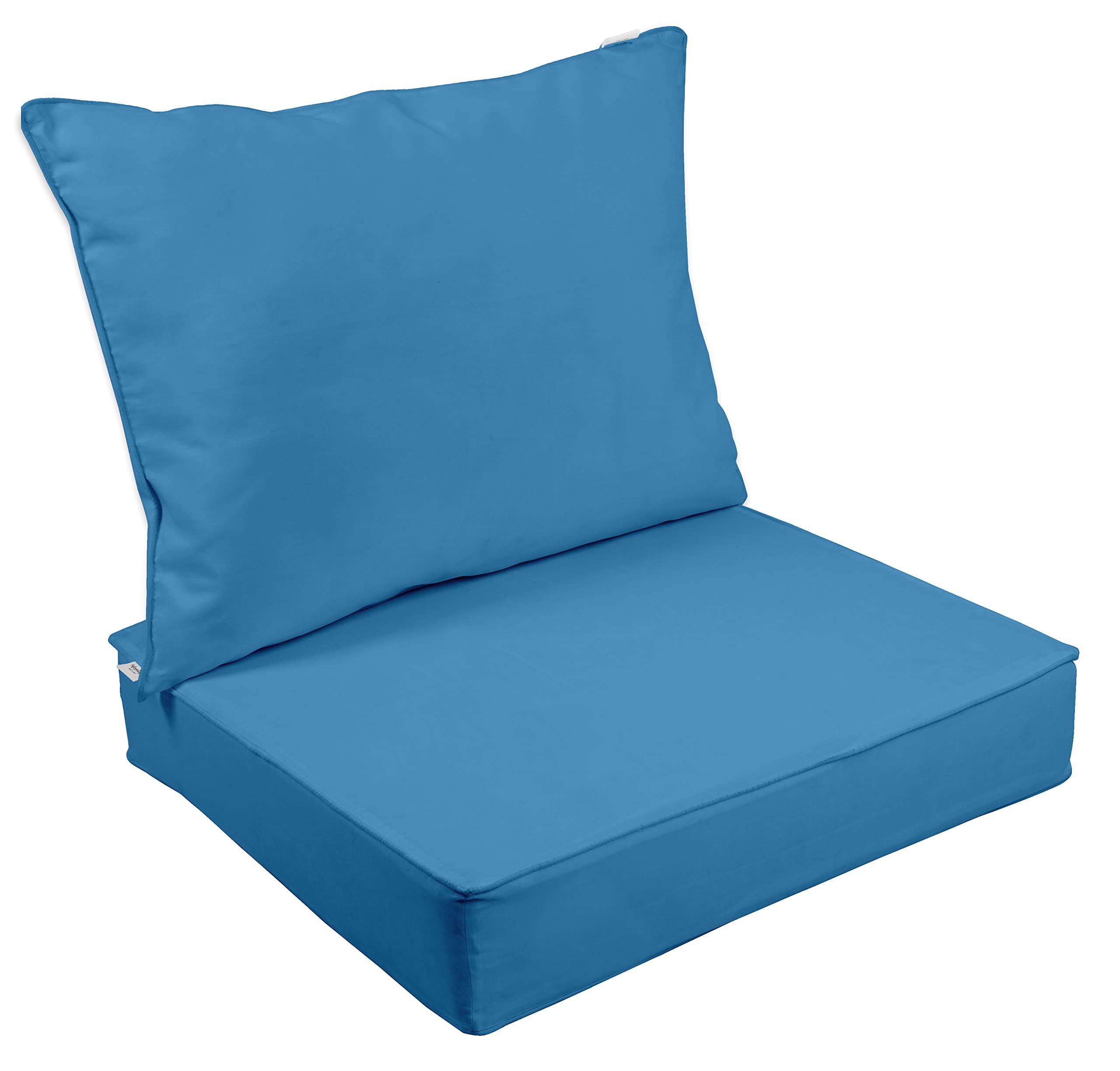 Premium 2-Piece Outdoor Deep Seat Patio Cushion Set - 25