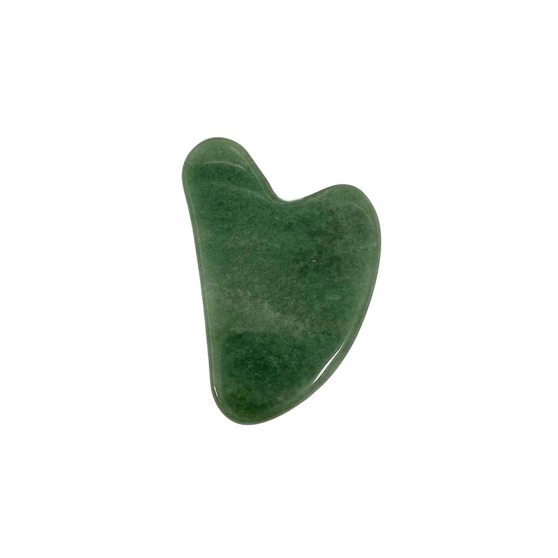 Natural Green Aventurine Gua Sha Stone - Facial Massage Tool for Glowing Skin | Reduce Wrinkles & Puffiness | Perfect for Home Spa & Self-Care Routine
