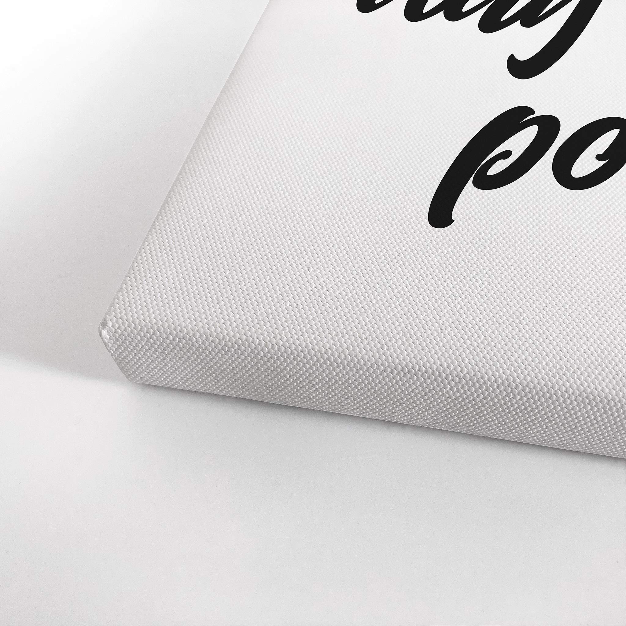 Funny Poop Quote Canvas Print - 'Have a Nice Day' Bathroom Wall Art Decor | 36x24 Inch Ready to Hang Toilet Sign | Made in USA | Perfect for Bathroom Humor & Unique Home Decoration