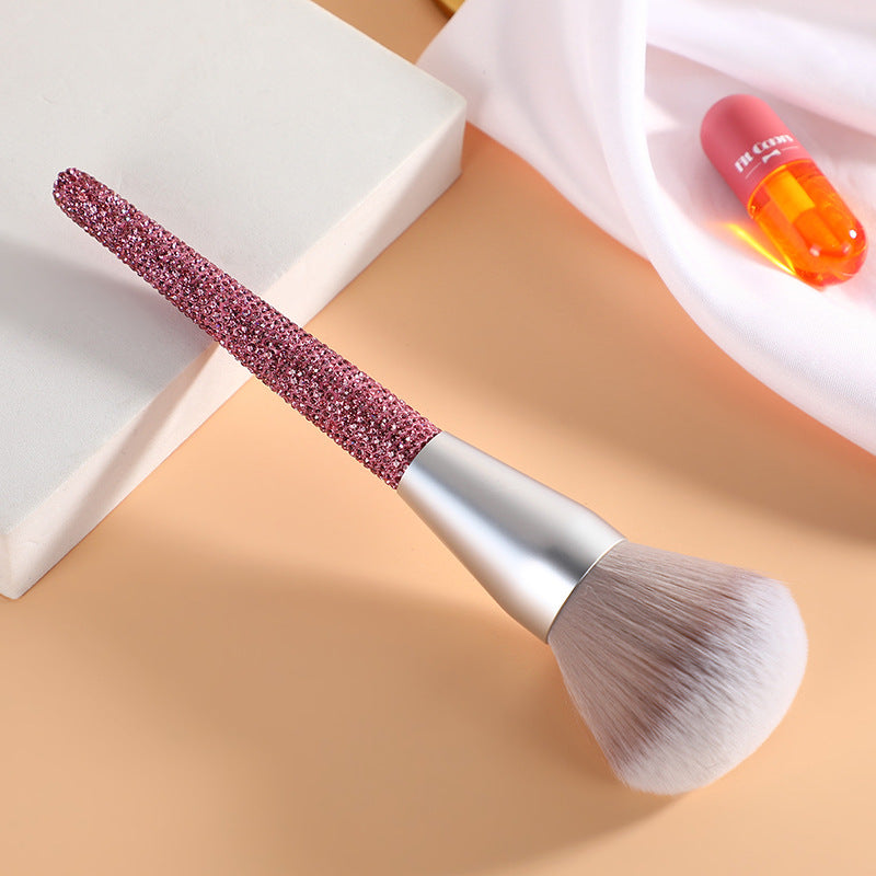 Premium Diamond-Encrusted Makeup Brush Set - Ultra Soft Bristles for Flawless Foundation & Blending - Perfect for Professional Makeup Artists & Home Beauty Routines