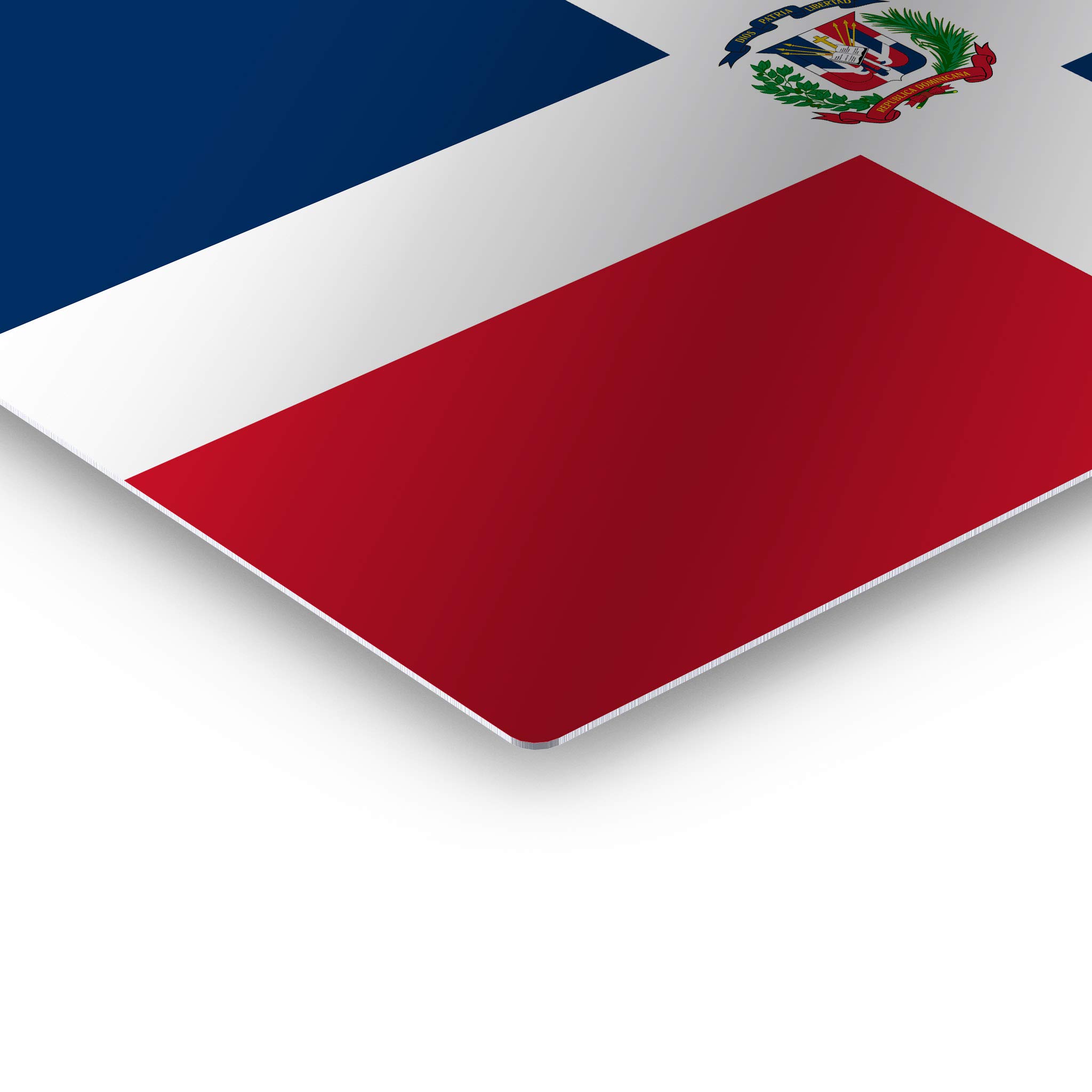 Dominican Republic Flag Metal Wall Art Print - 20x30 Inch Modern Home Decor for Office, Living Room, Dorm, Bedroom & Man Cave | Patriotic Wall Decor for Sports Bars & Game Rooms | Made in USA, Ready to Hang