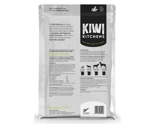 Premium Air Dried Lamb Dog Food by KIWI KITCHENS - All Natural, Grain-Free, High Protein Nutrition for Adult Dogs - Perfect for Training Treats & Daily Meals
