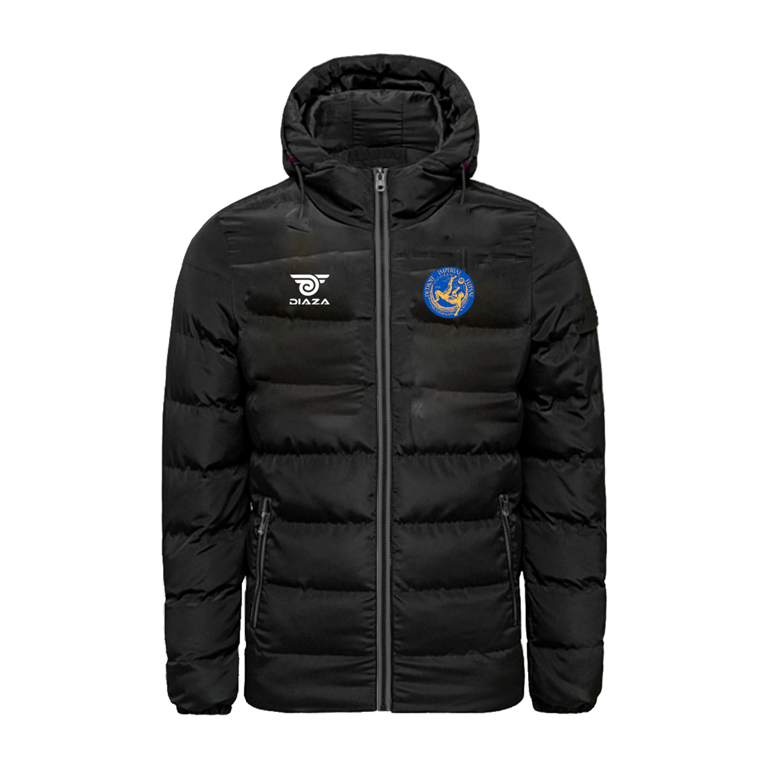 Detroit Futsal Youth Winter Jacket with Hood - Waterproof Windproof Cold Weather Coat for Boys & Girls - Perfect for Soccer Training, Outdoor Sports and Winter Activities