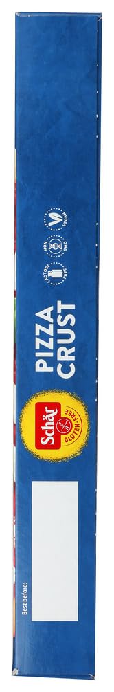 Schar Gluten Free Pizza Crust - 2 Pack | Certified Gluten-Free, Vegan & Non-GMO | Perfect for Homemade Pizza, Parties & Quick Meals