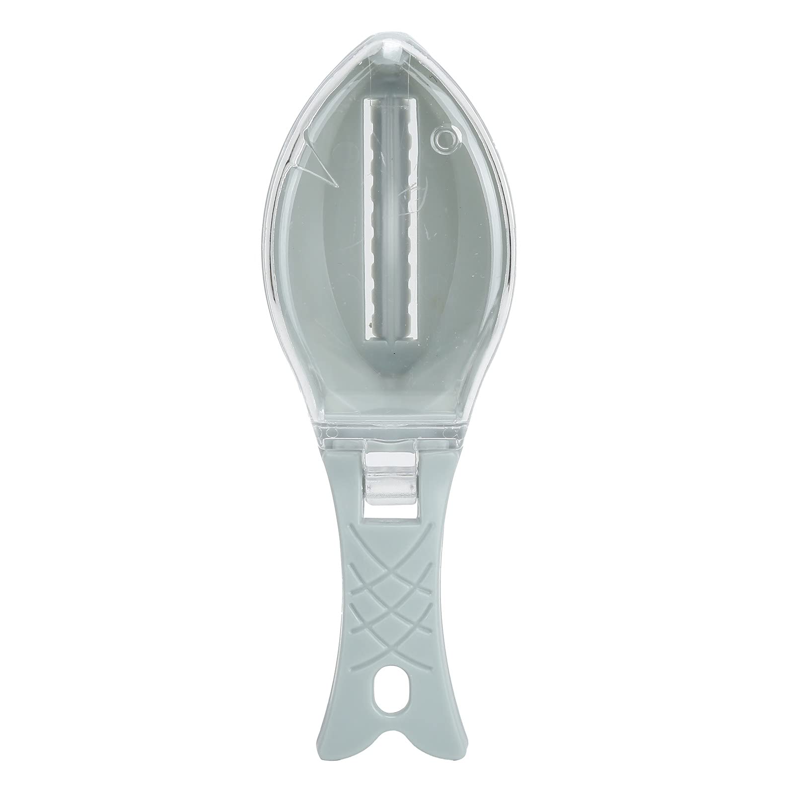 Lightweight Fish Scale Scraper - Blue Kitchen Gadget for Home Cooking