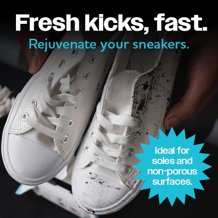 Premium Disposable Sneaker Wipes - Deep Cleaning for Dirt, Grime, Stains & Scuffs | Gentle on All Shoe Materials | Perfect for Gym, Travel & Everyday Shoe Care