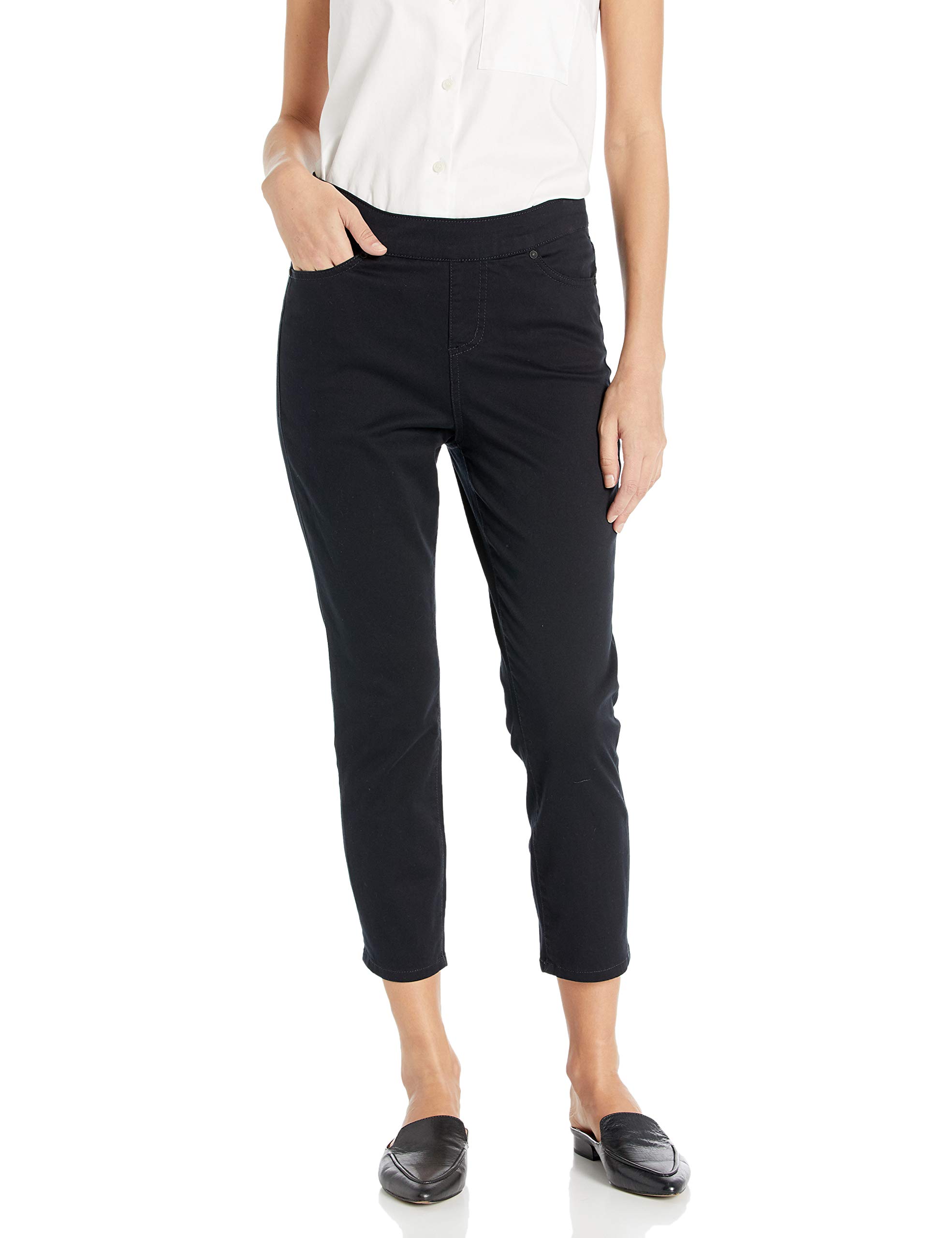 Jag Jeans Women's Maya Skinny Pull-On Crop Jeans - High Waisted Stretch Denim Pants for Casual Wear & Night Out