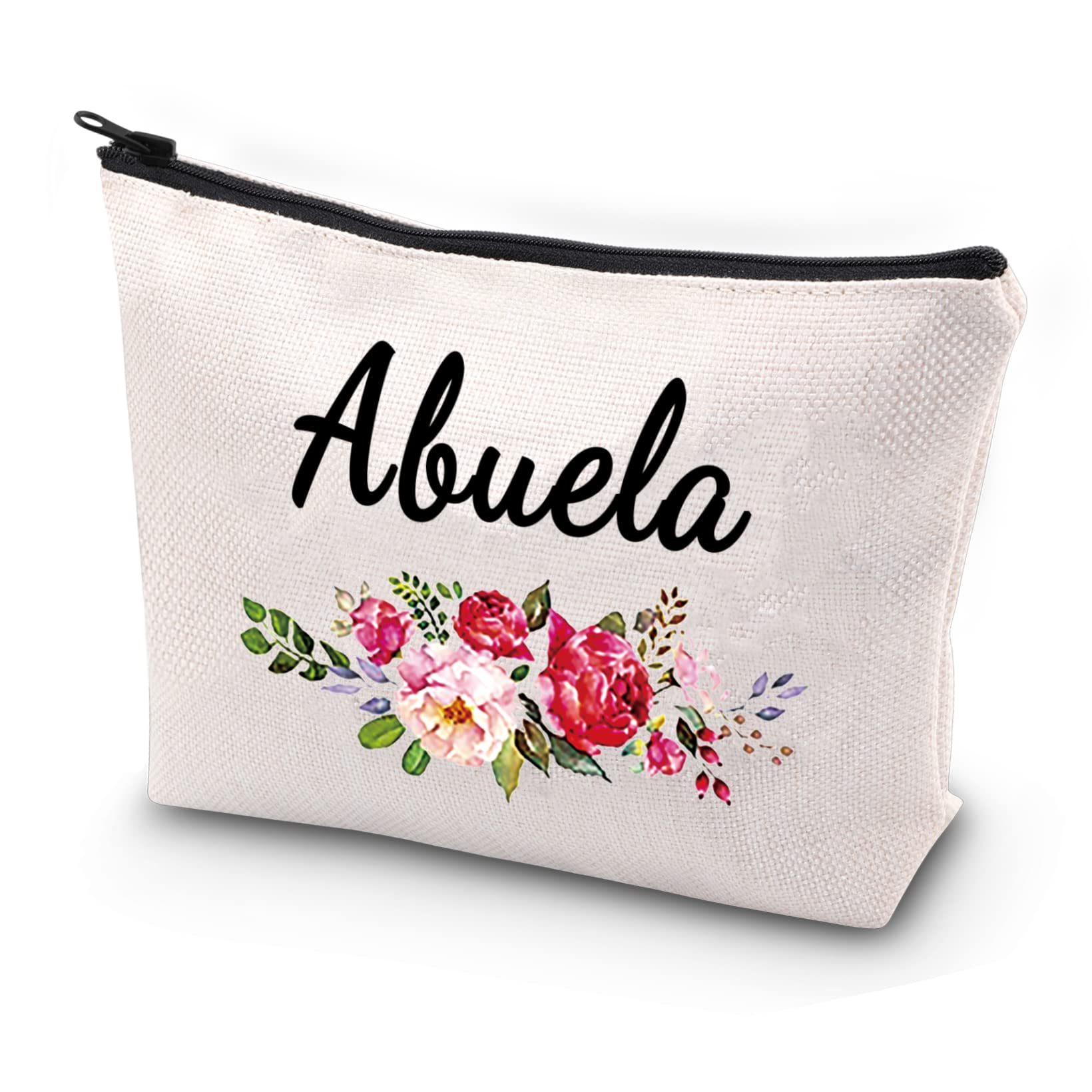 JYTAPP Spanish Abuela Makeup Bag - Best Grandma Ever Gift for Birthday, Mother's Day & Special Occasions - Perfect Cosmetic Pouch for Travel, Home & Daily Use
