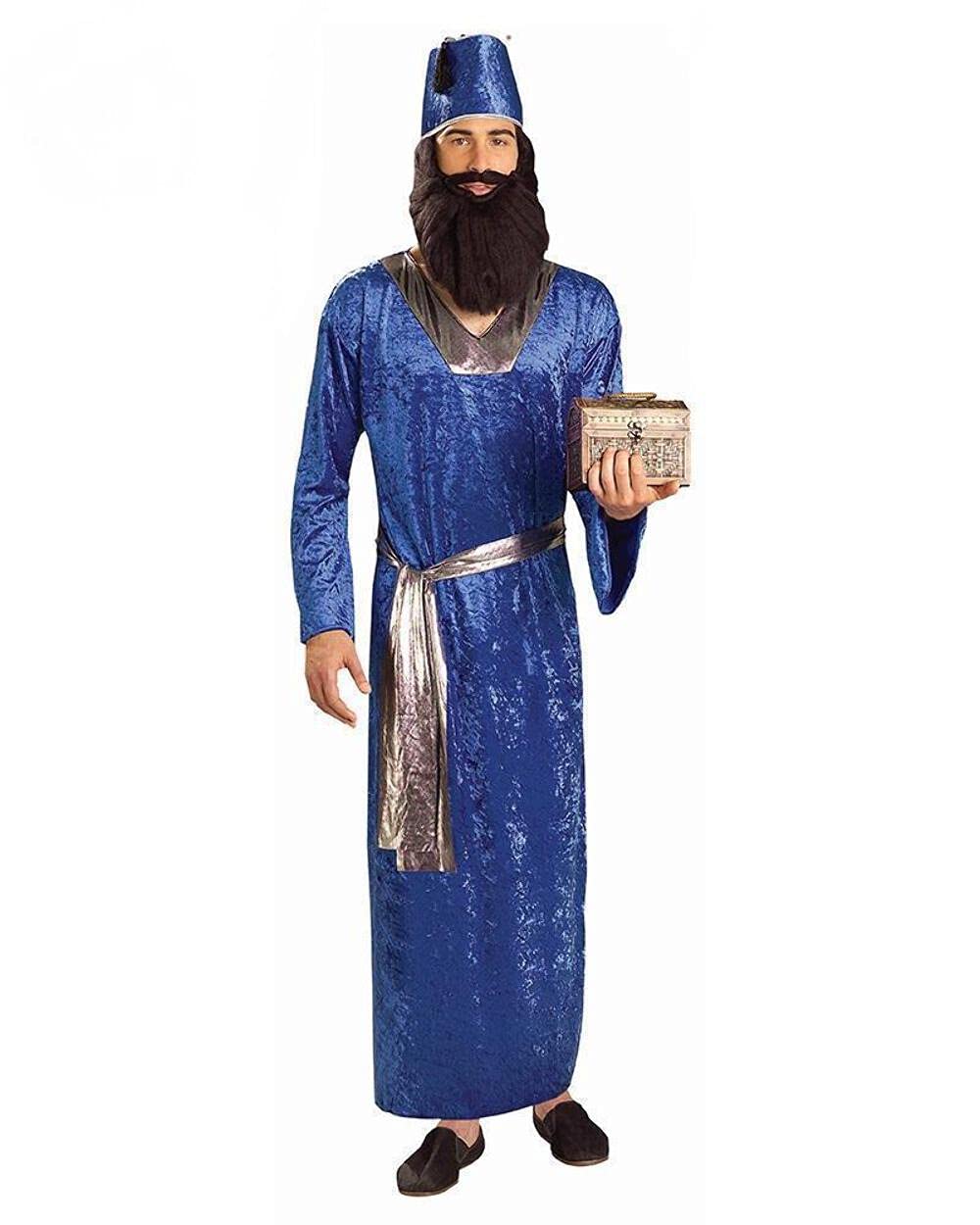 Biblical Wise Man Costume for Men - Authentic Nativity Scene Outfit for Christmas Plays, Halloween & Themed Parties