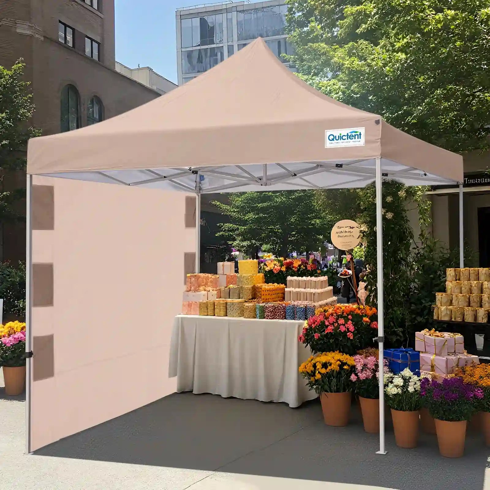 Heavy Duty Commercial Pop Up Canopy Tent - Waterproof Instant Shelter for Outdoor Events, Parties, Markets & Camping