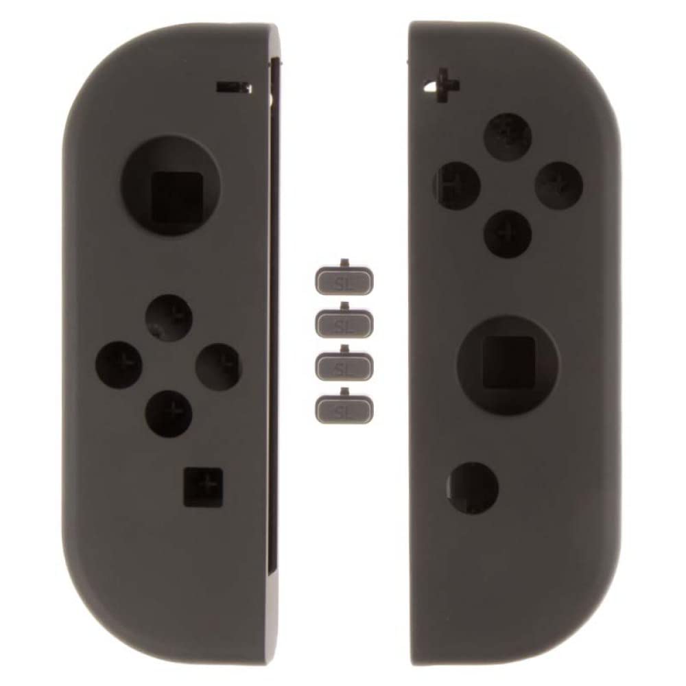 Original Nintendo Switch Controller Shell Housing Set (Gray) with Separator Card - Easy DIY Replacement Parts for Joy-Con Repair & Customization | Gaming Accessories for Nintendo Switch Console