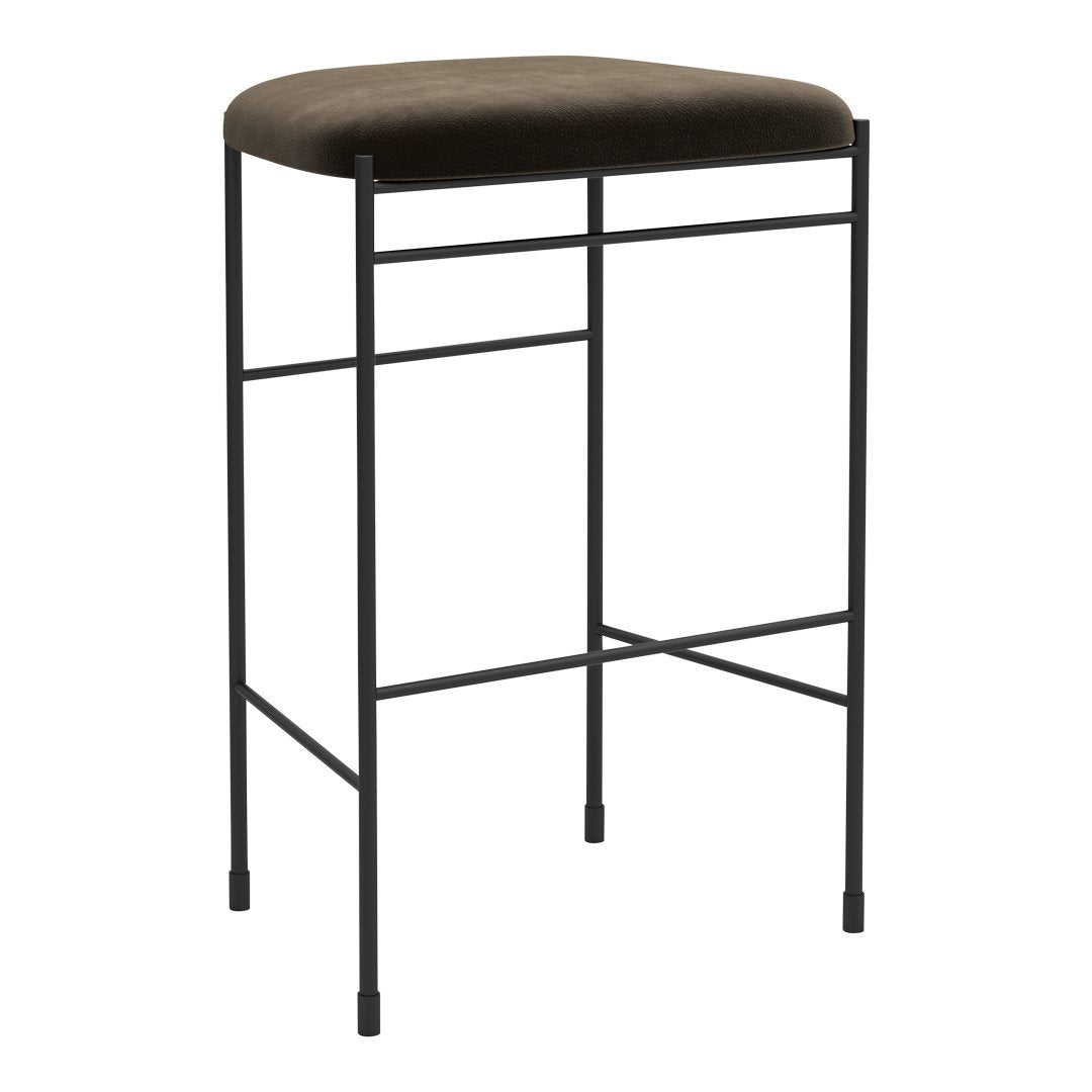 Modern Bar Stools for Kitchen Island & Counter - Adjustable Height Swivel Stools with Backrest - Perfect for Home Bar, Breakfast Nook & Dining Room