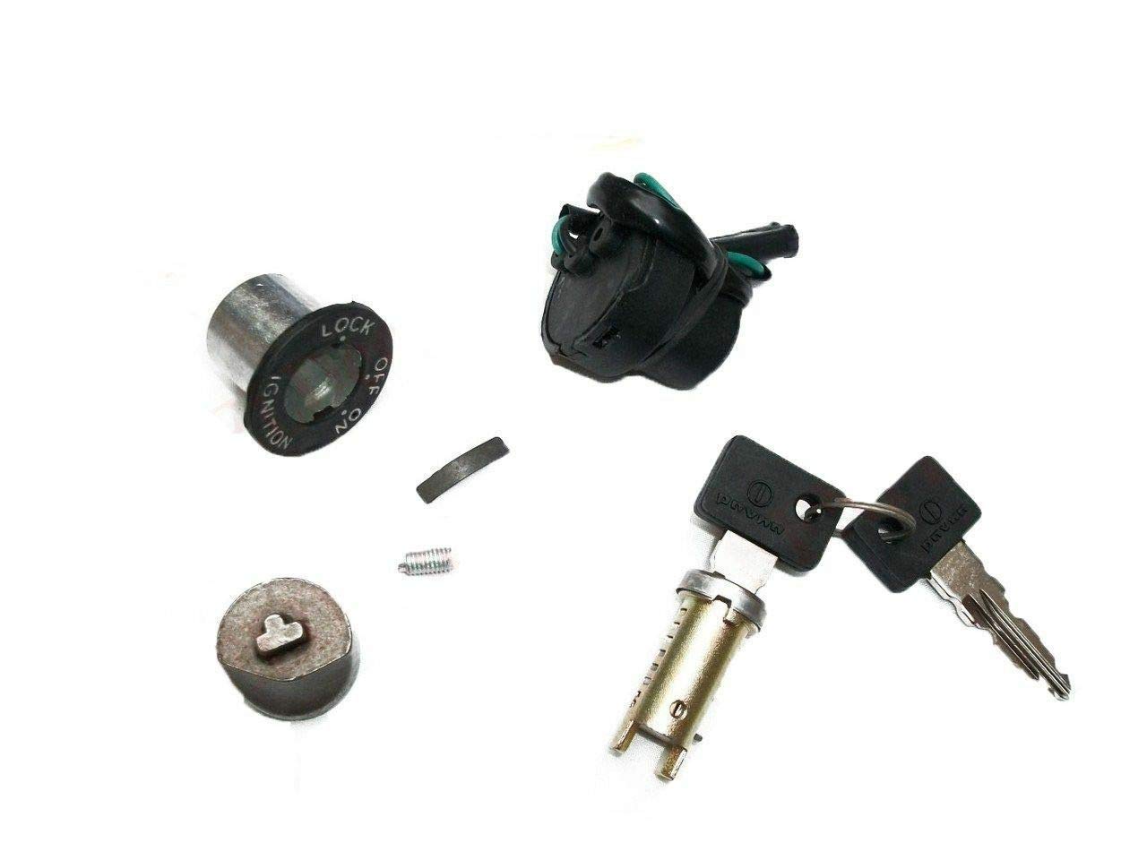 Complete Steering Handle Lock Kit for Peugeot T5 & LML Vespa Scooters - Anti-Theft Security Device for Urban Commuting & Parking Safety