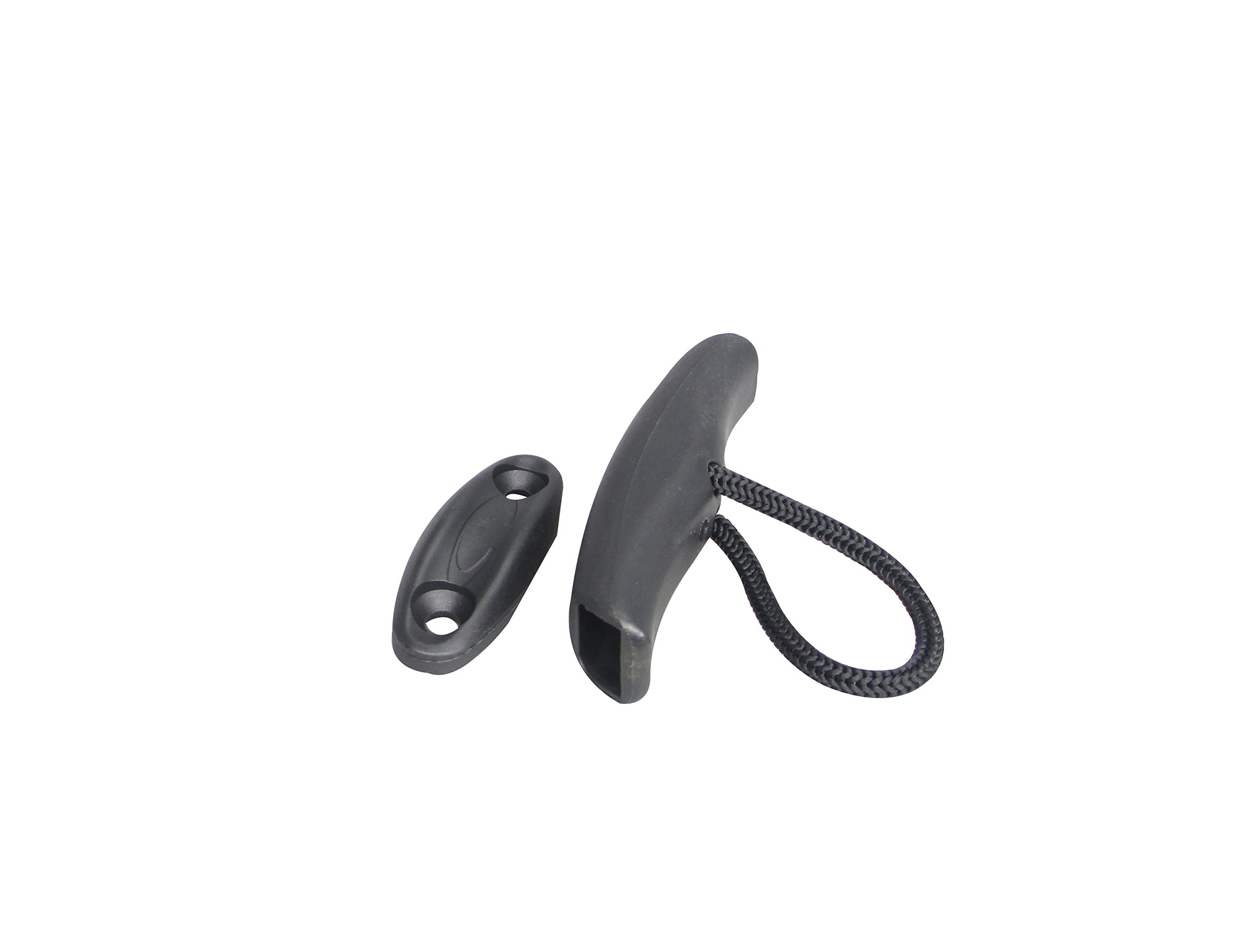 Pactrade Marine 4Pcs Kayak Canoe Boat Carrying Handles with 4mm Rope - Durable Plastic Toggle Pull Handles for Easy Transport - Perfect for Kayaks, Canoes, and Small Boats