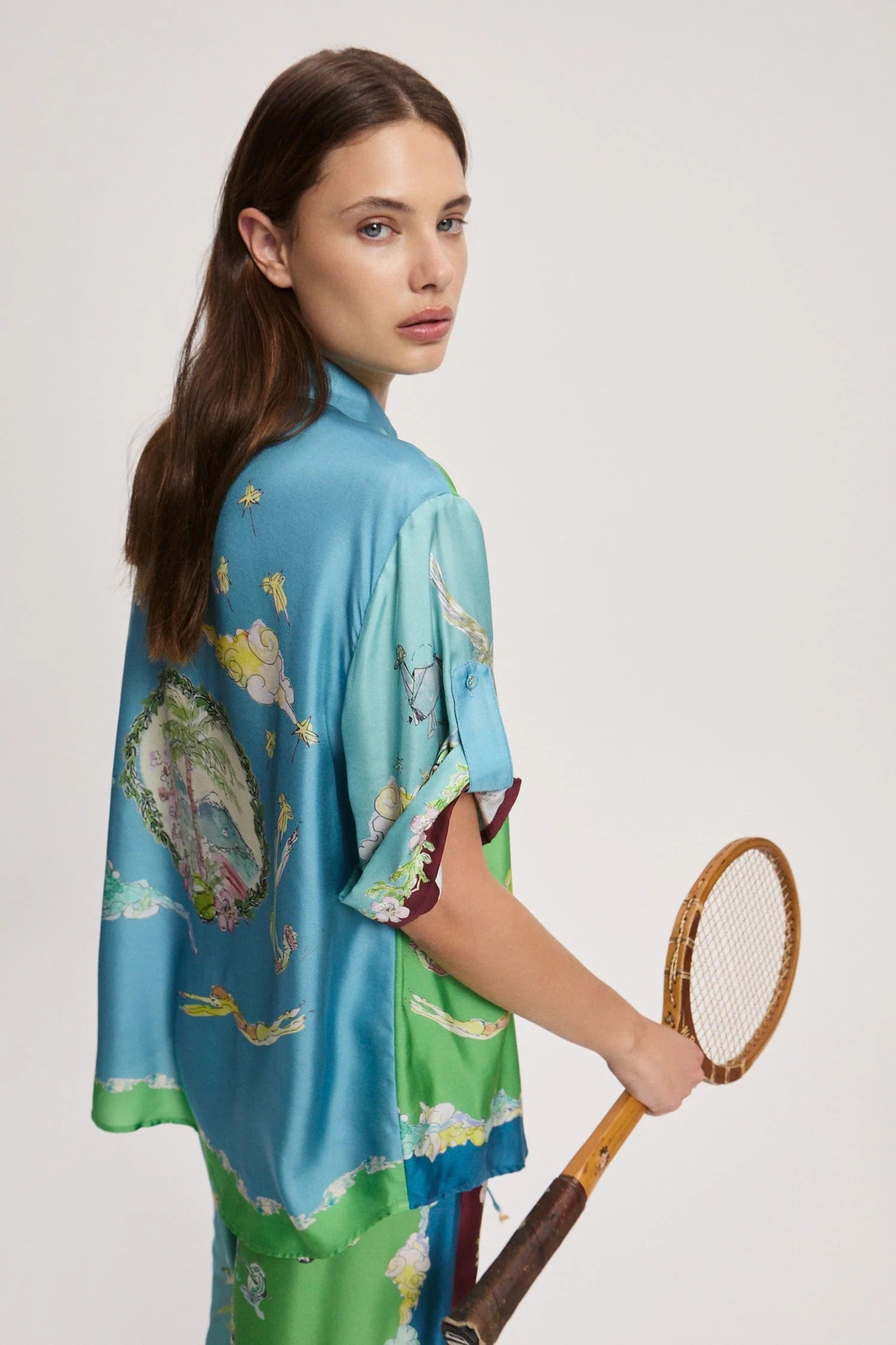 DARIA SILK SHIRT Women's Elegant Blouse - Perfect for Office Wear, Date Night & Special Occasions