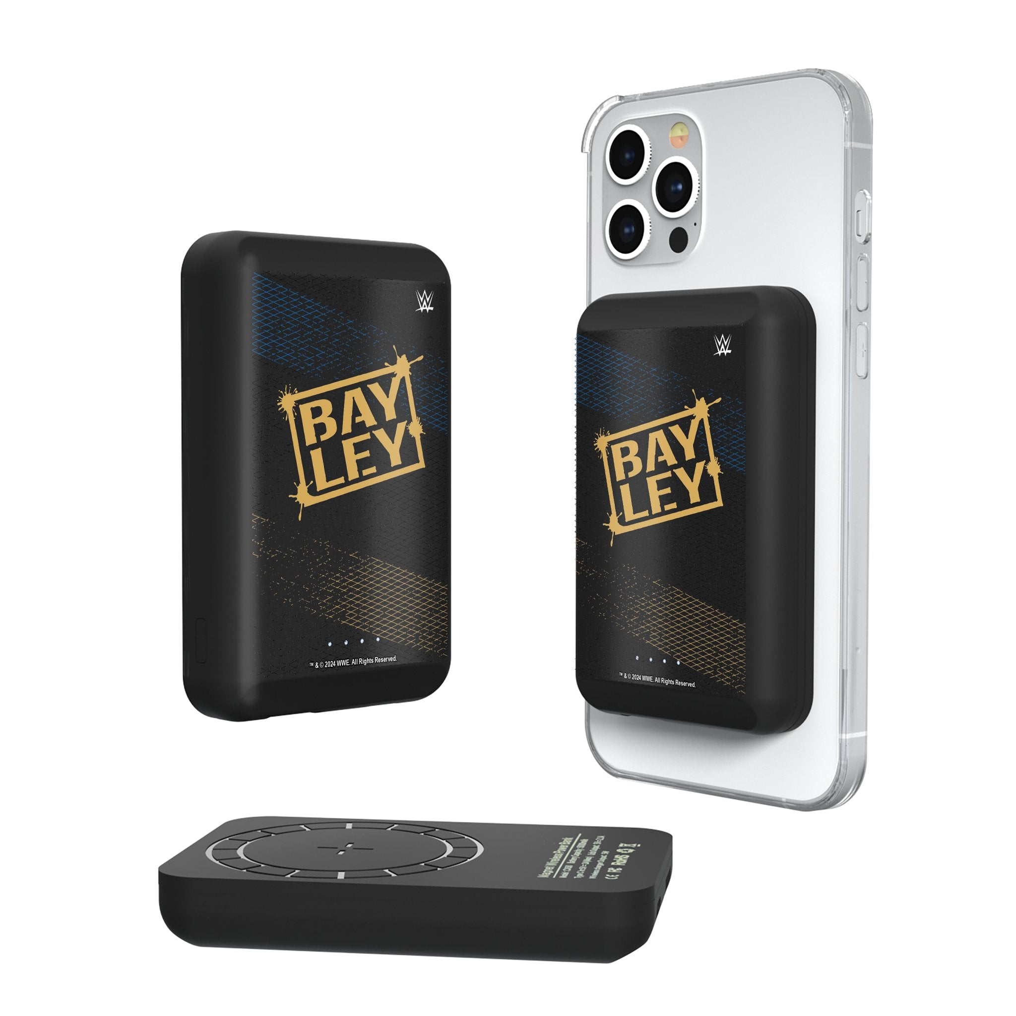Bayley Steel Wireless Magnetic Power Bank - 10000mAh Portable Charger for iPhone, Samsung & AirPods | Fast Charging, Slim Design | Perfect for Travel, Work & Outdoor Adventures