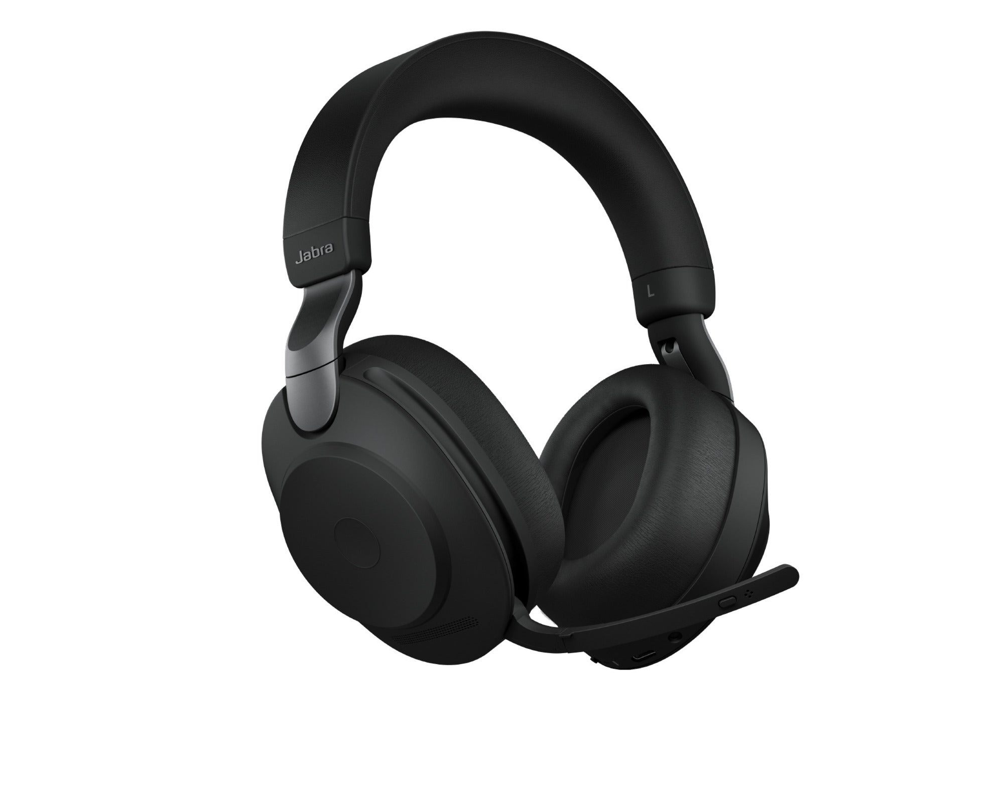 Jabra Evolve2 85 Wireless Stereo Headphones - Noise Cancelling Bluetooth Headset with Microphone for Office, Work from Home & Remote Meetings (Black)