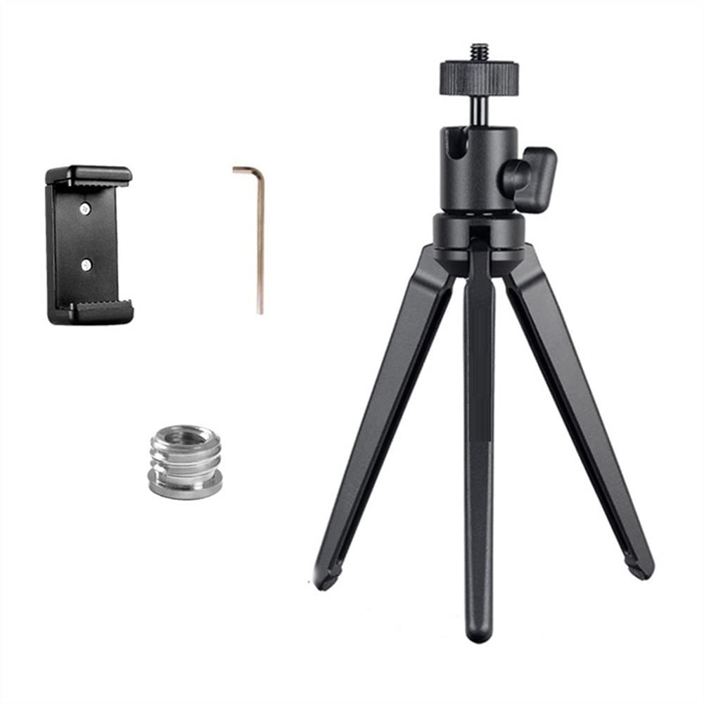 RajoNN KT-30/M5 Aluminum Mini Phone Tripod with Ball Head - Portable Smartphone Stand for Live Streaming, Vlogging & Photography (Includes M5 Package 1) - Perfect for YouTube, TikTok & Outdoor Shooting