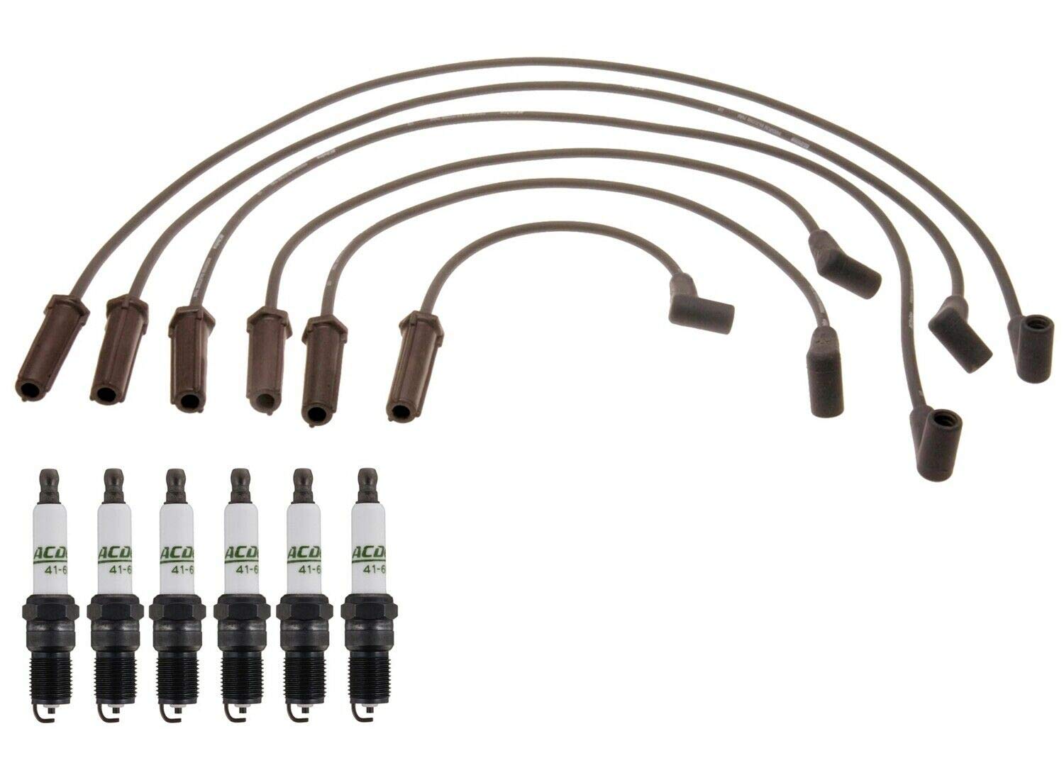 High-Performance Spark Plug Wire Set & 6pc 0.06